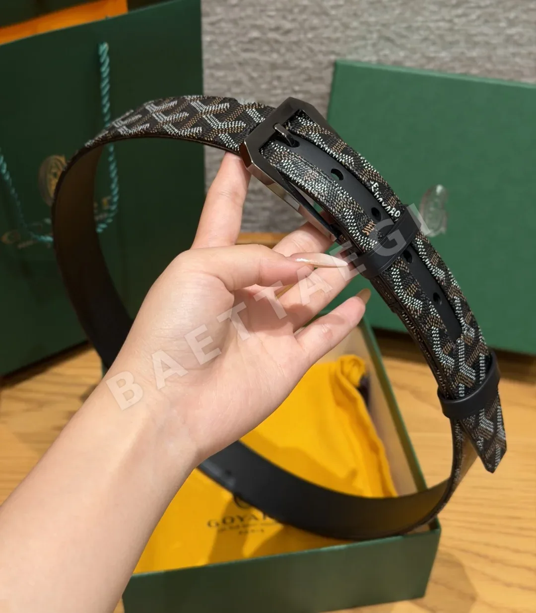고야드 FRÉGATE 가죽 벨트 상세 이미지 3