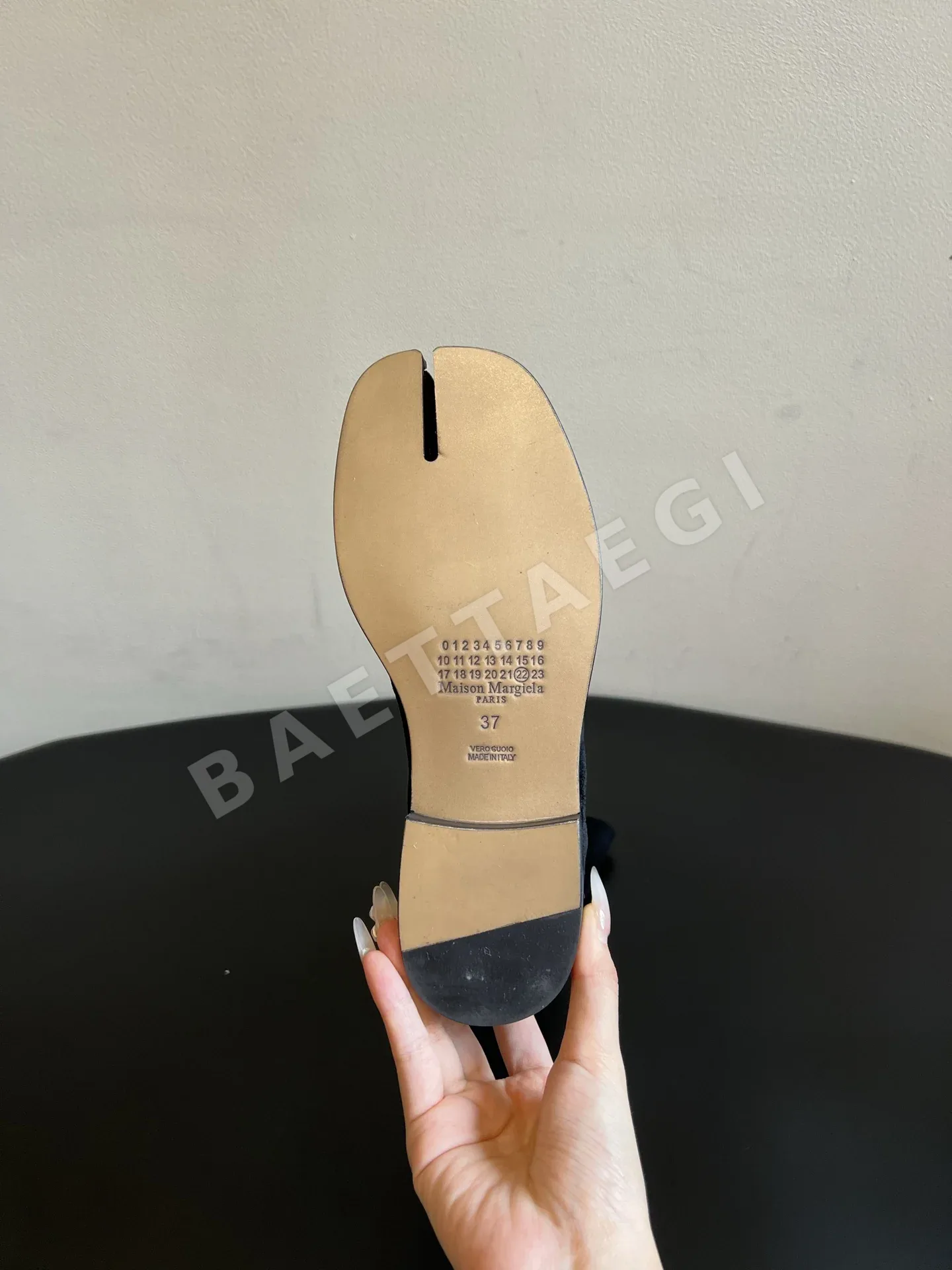 마르지엘라 부츠 스웨이드 스플릿 토 상세 이미지 5