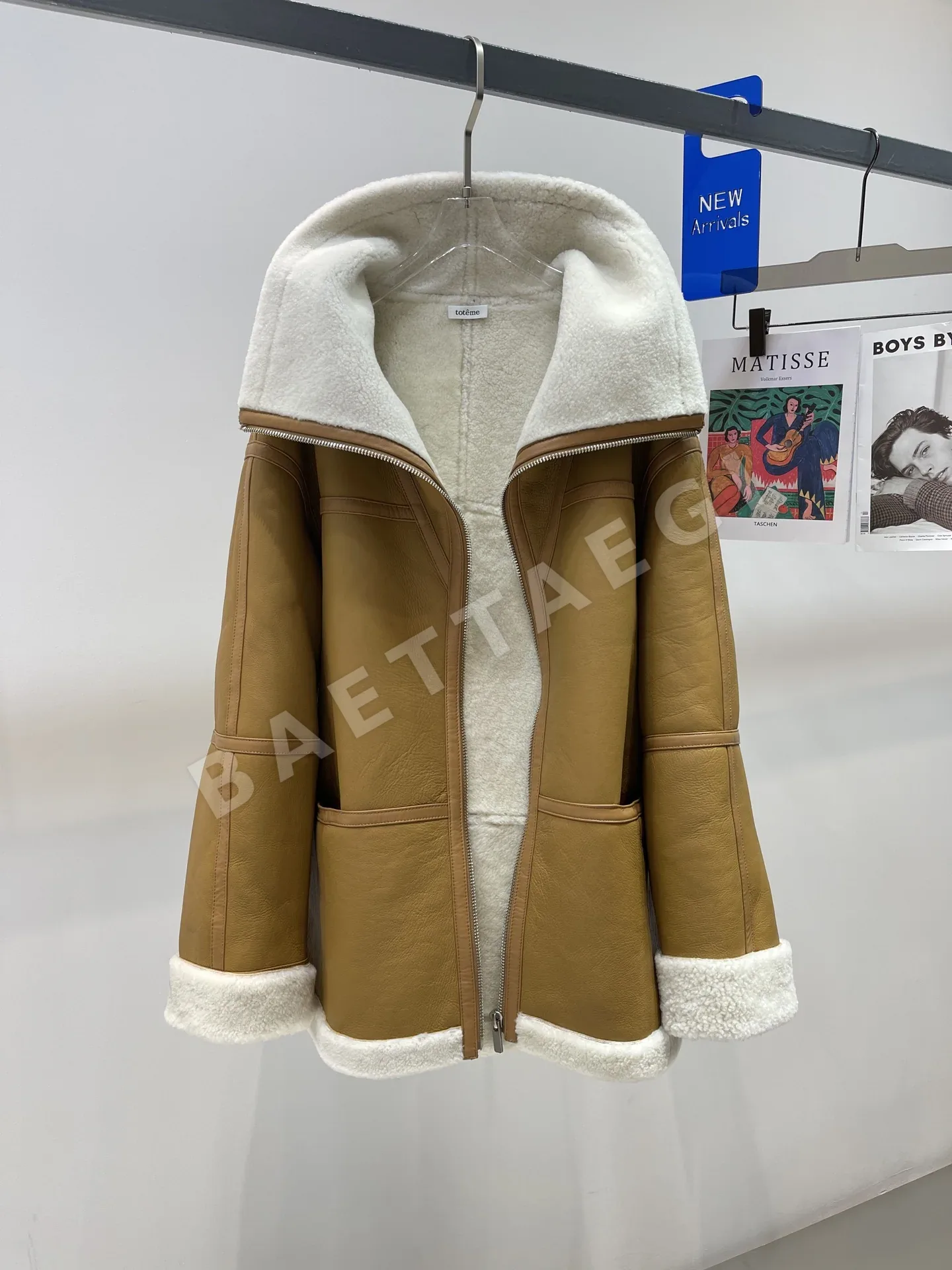 토템 울 퍼 여성 자켓 상세 이미지 5