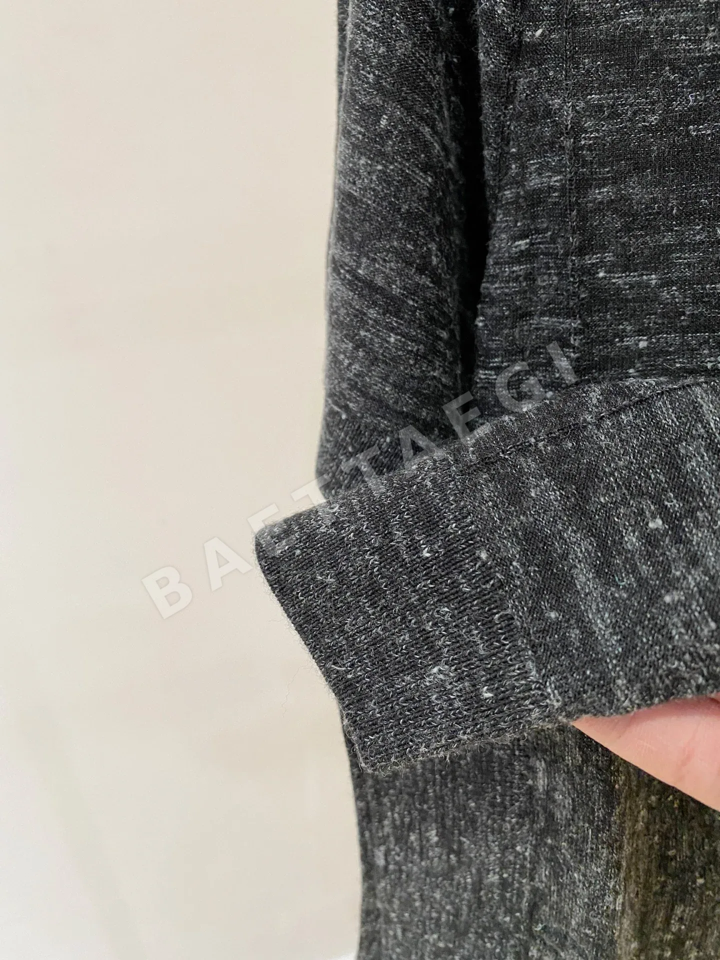 로로피아나 남성 린넨 혼방 반팔 티셔츠 상세 이미지 8