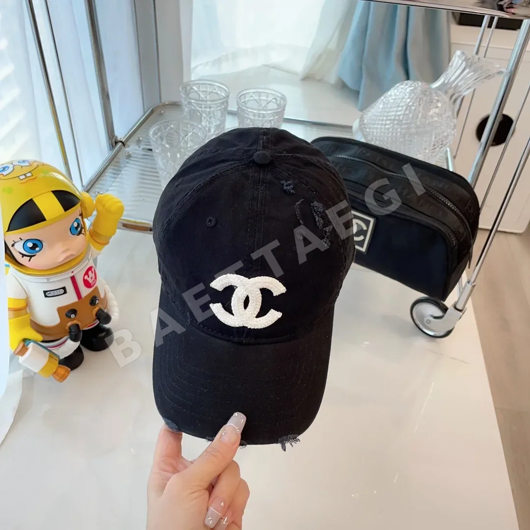 샤넬 데미지 가공 코튼 야구모자 상세 이미지 2