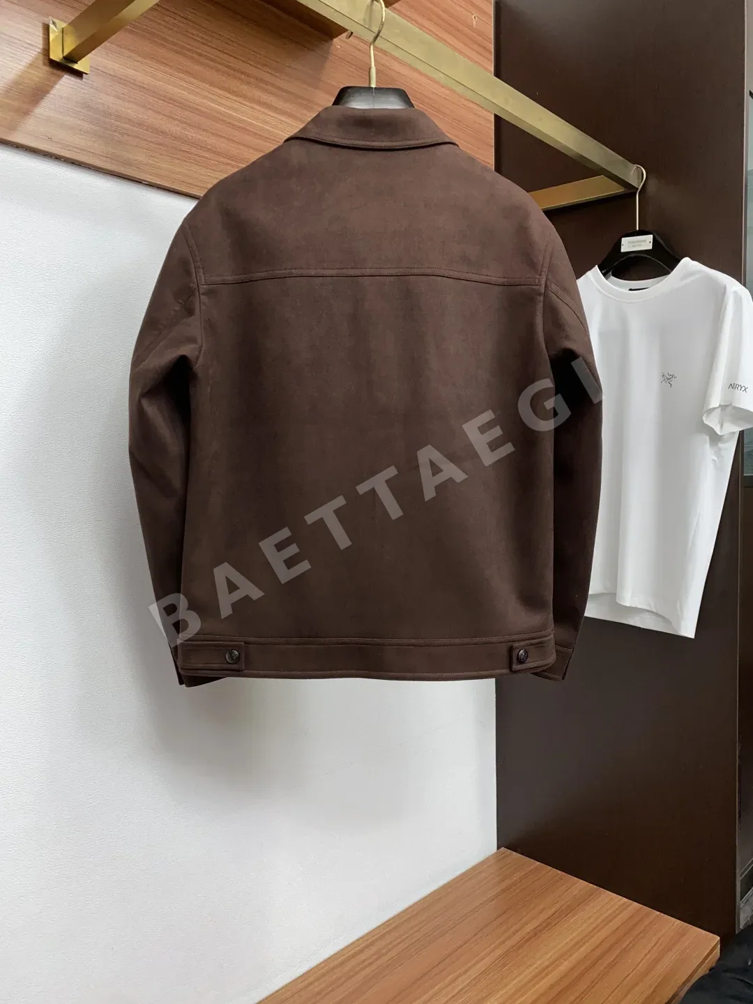 로에베 스웨이드 카라 남성 자켓 상세 이미지 10