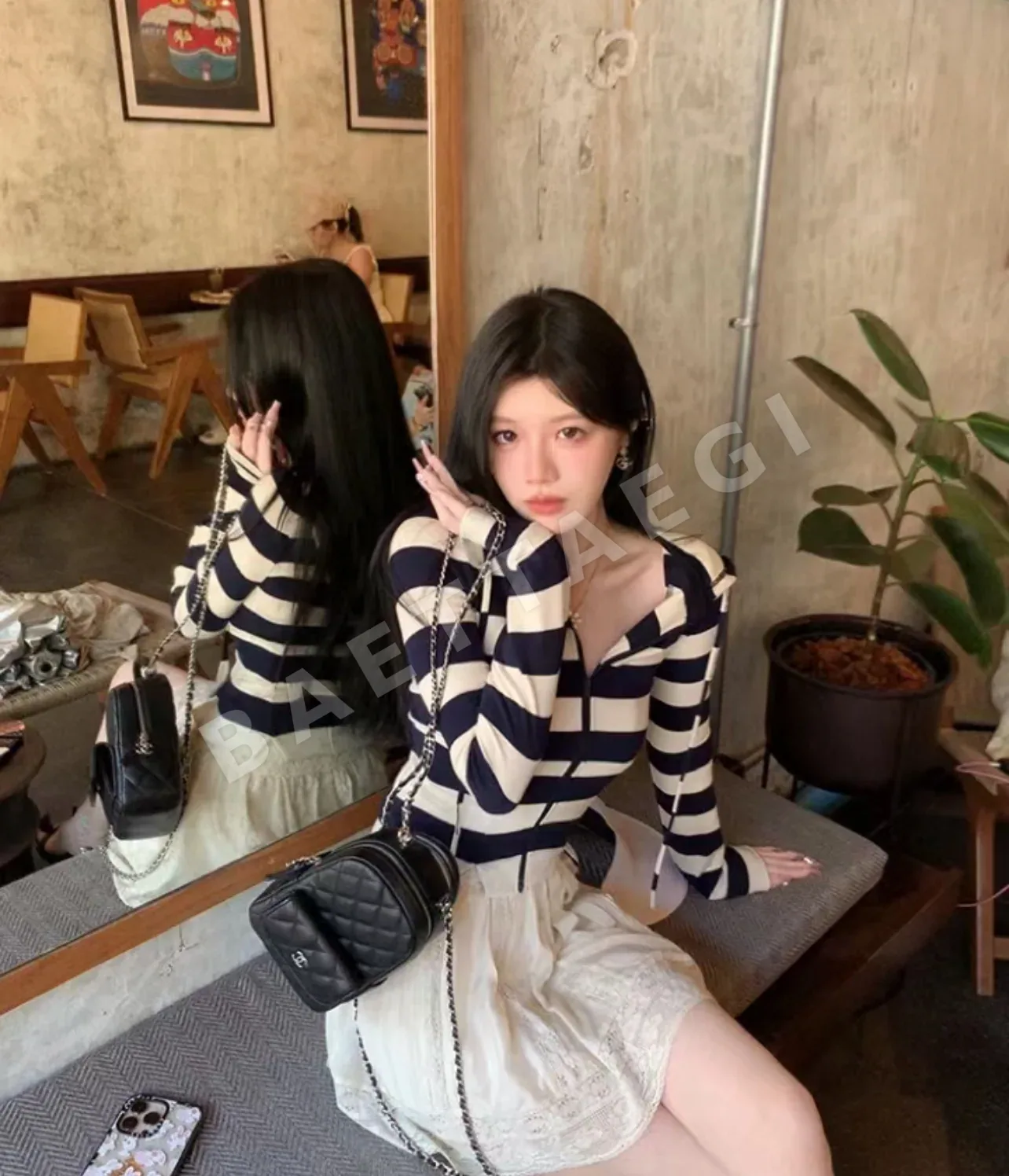 샤넬 24C 미니 백팩 상세 이미지 6