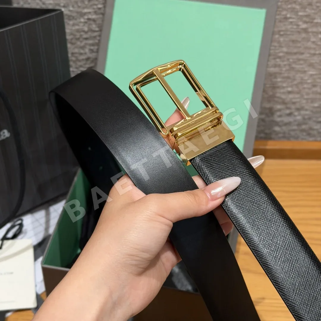 제냐 리버시블 가죽 벨트 35mm 상세 이미지 8