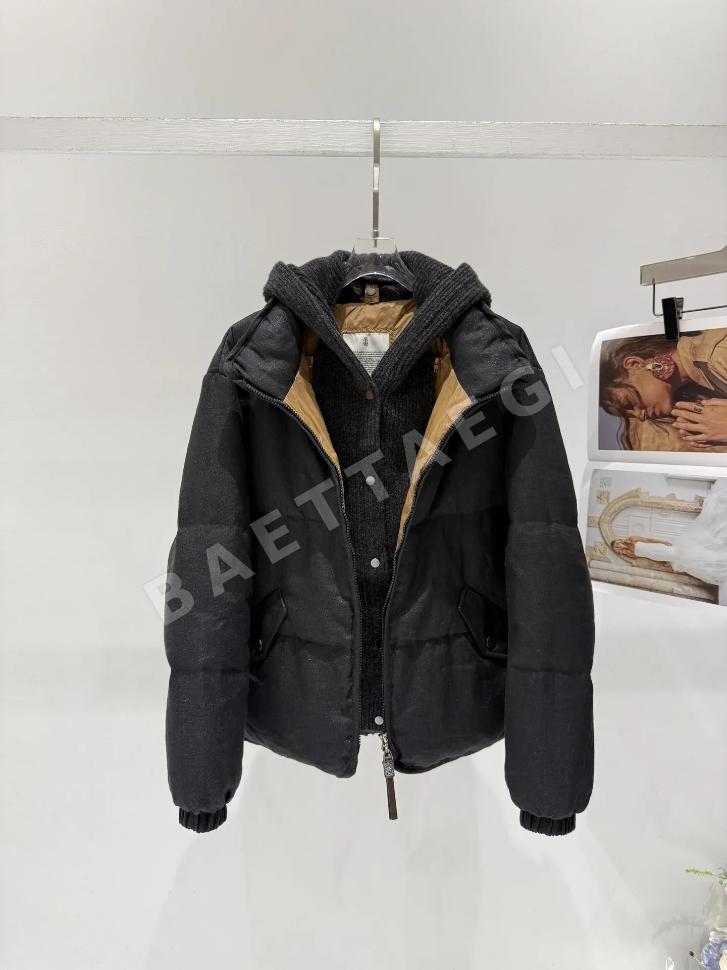 브루넬로쿠치넬리 오트쿠튀르 공방(Métiers d'Art) 컬렉션 패딩 상세 이미지 6