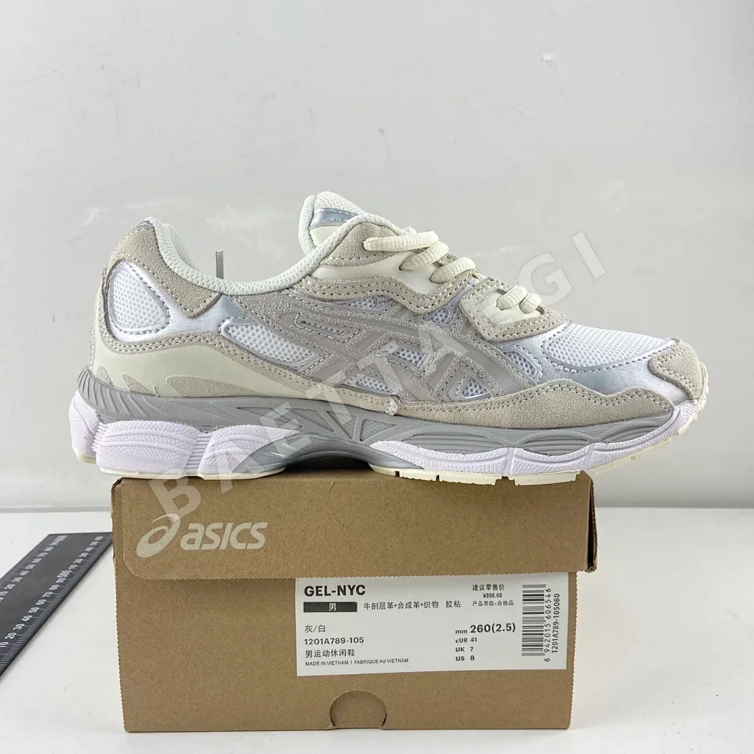 아식스 [HP] 젤 NYC 1201A789-105 200222 Asics Gel-NYC White Oyster Grey 상세 이미지 5