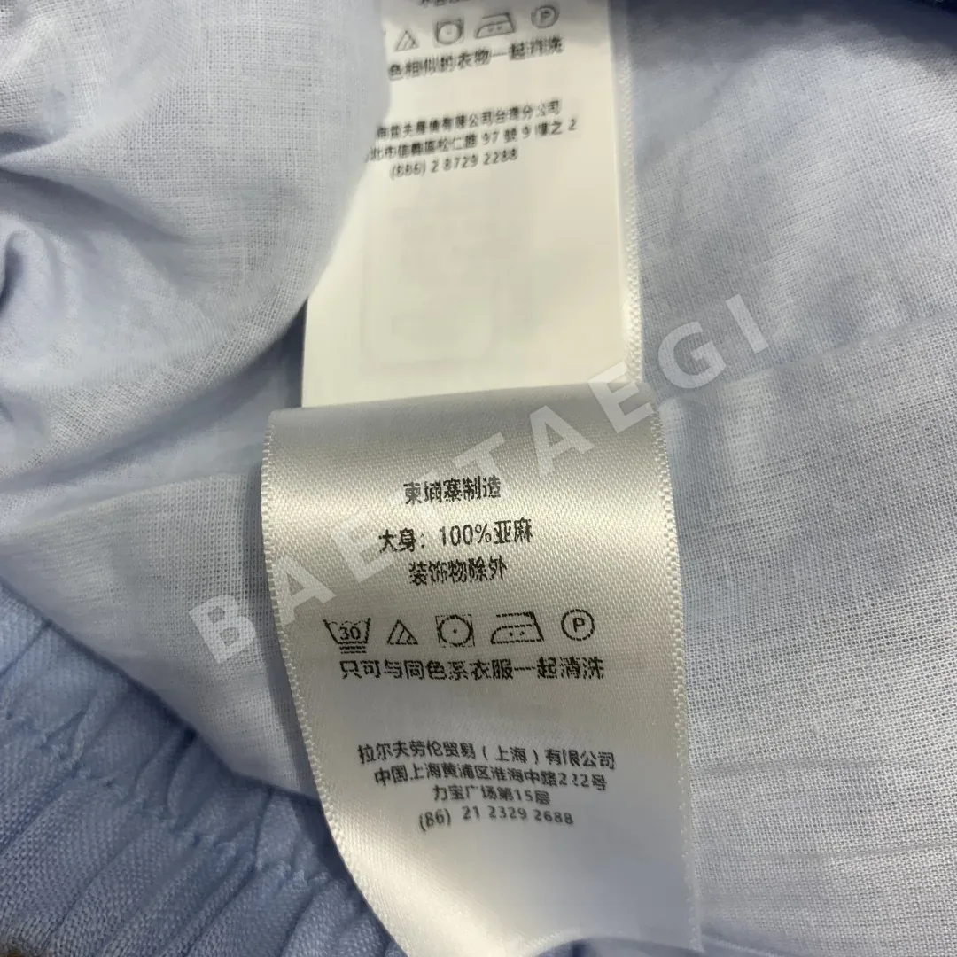 폴로 린넨 반바지 여성용 상세 이미지 8