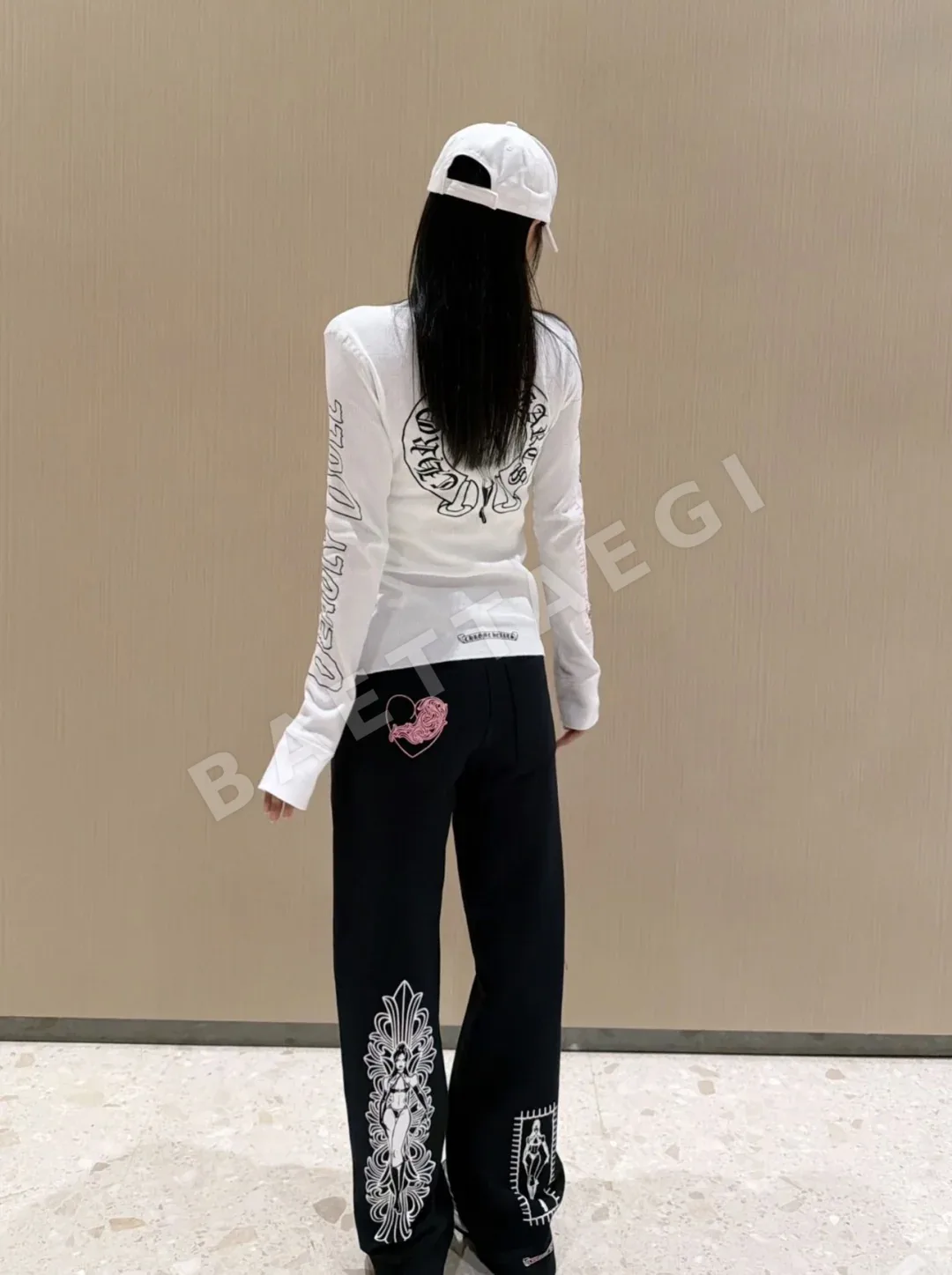 크롬하츠 여성 긴팔 티셔츠 163067
