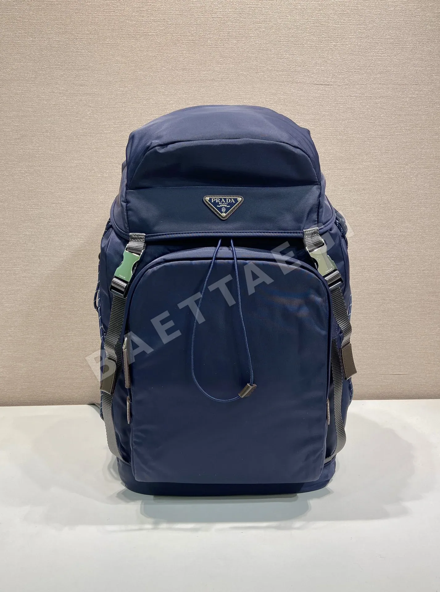 프라다 리나일론 가죽 트림 백팩 2VZ123 122692