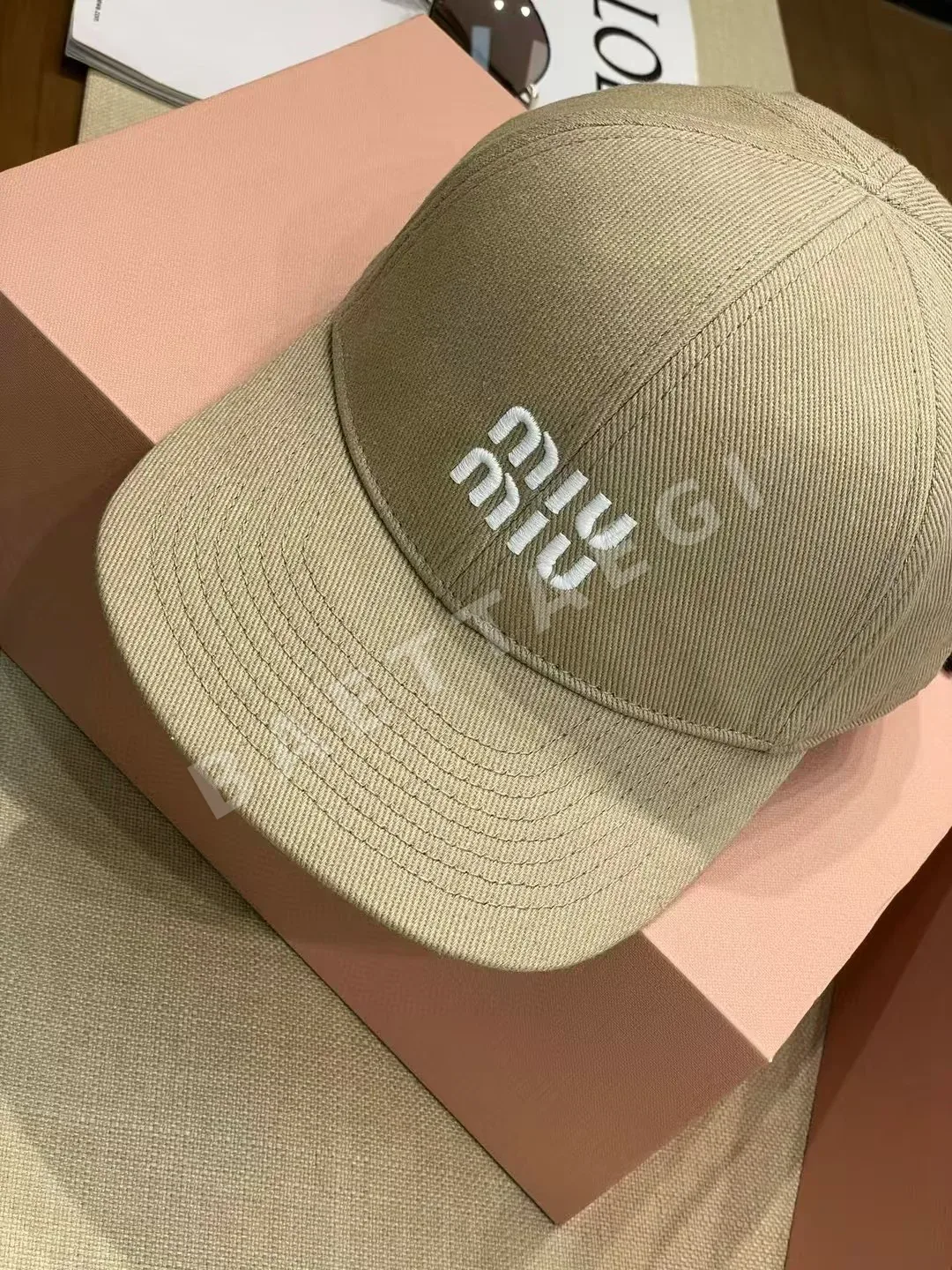 미우미우 모자 80865 Miu Miu Cap 상세 이미지 5