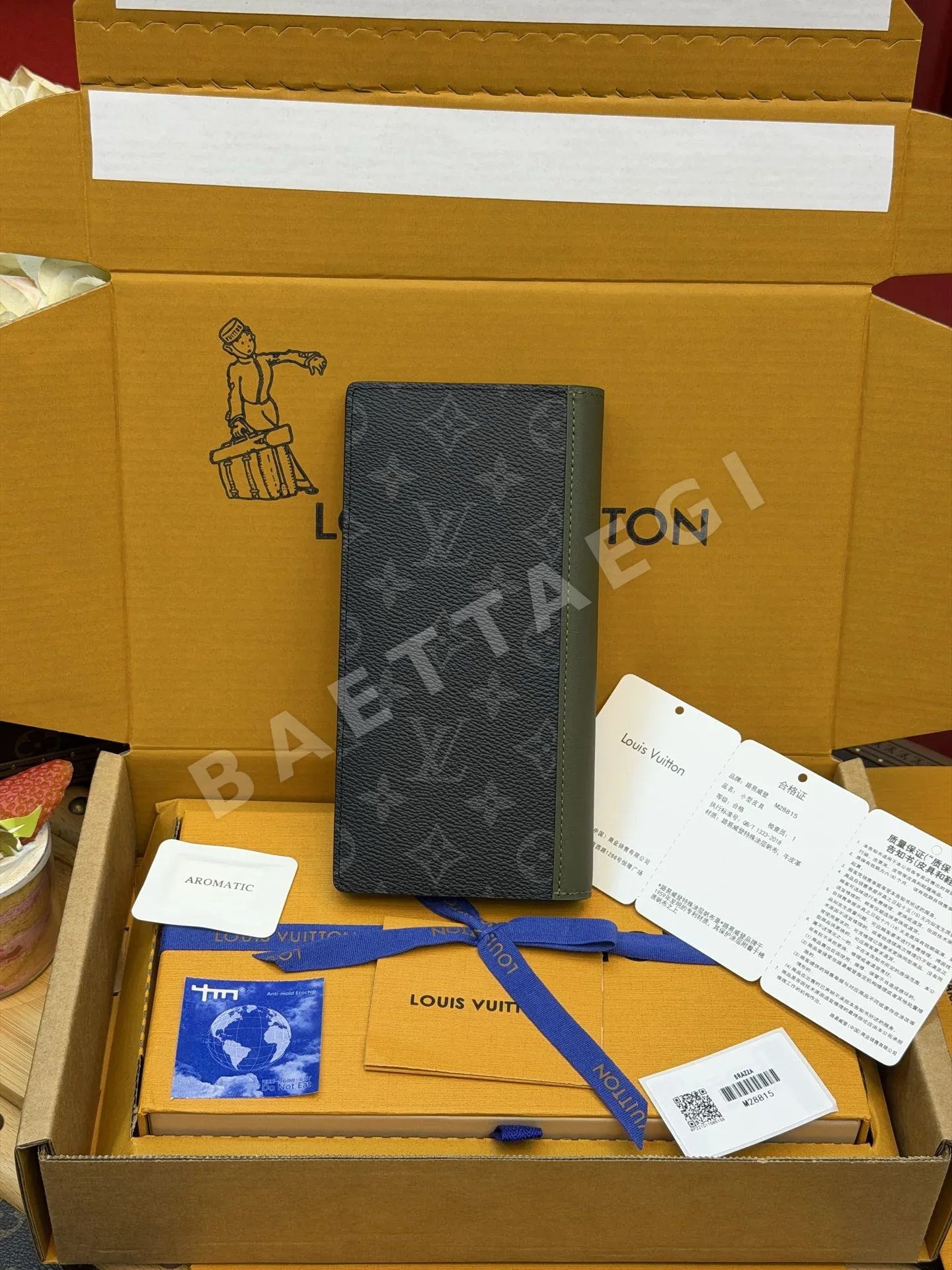 루이비통 브라자 모노그램 에클립스 지갑 상세 이미지 3
