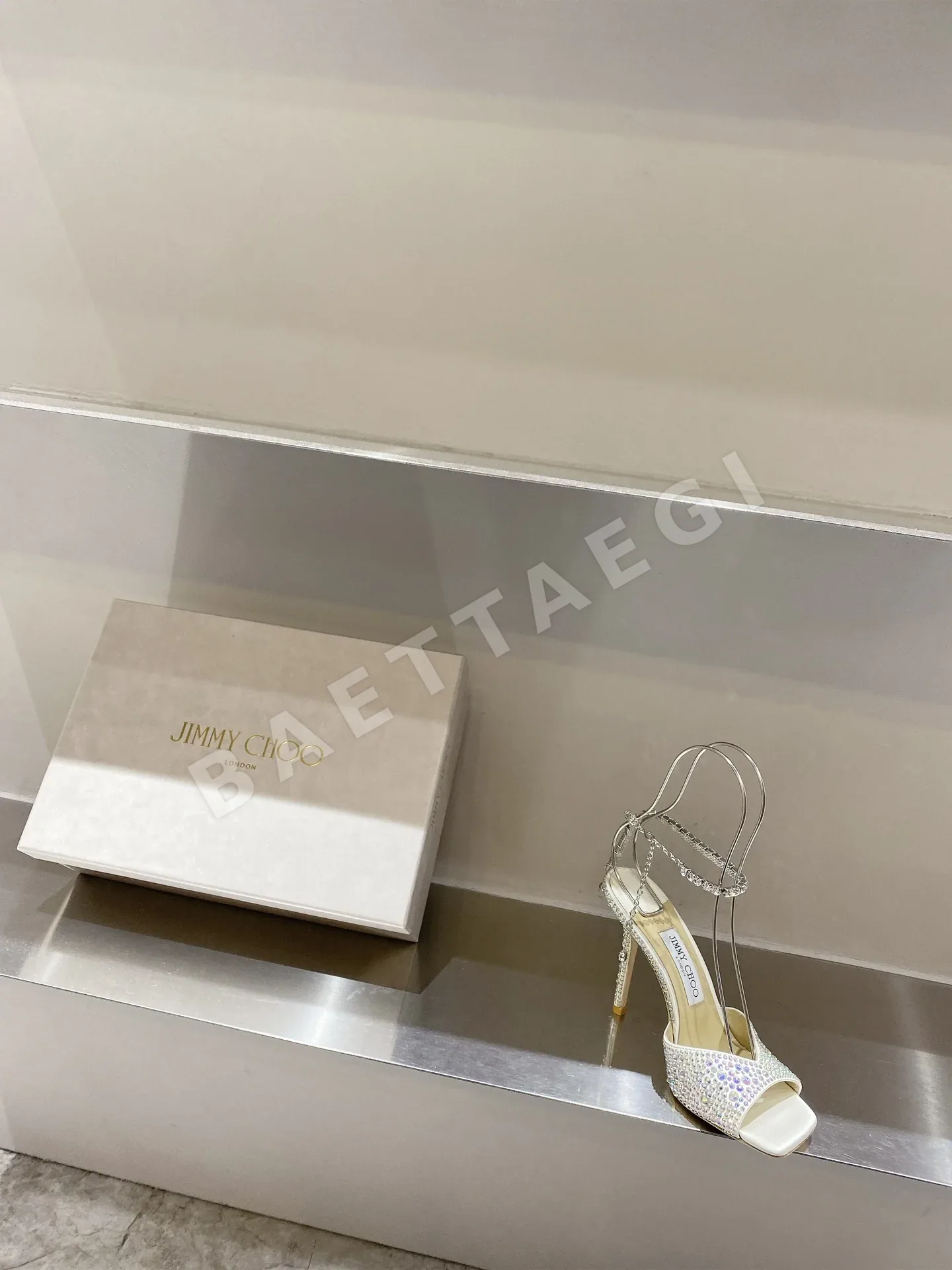 지미추 큐빅 장식 힐 신발 8042 상세 이미지 4