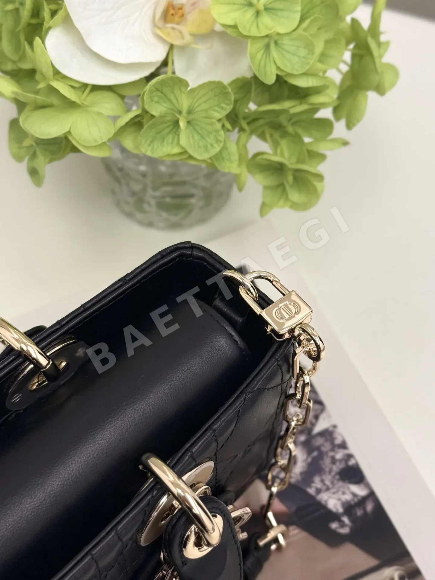 디올 레이디 디조이 스몰 블랙 Dior Lady D-Joy 상세 이미지 7