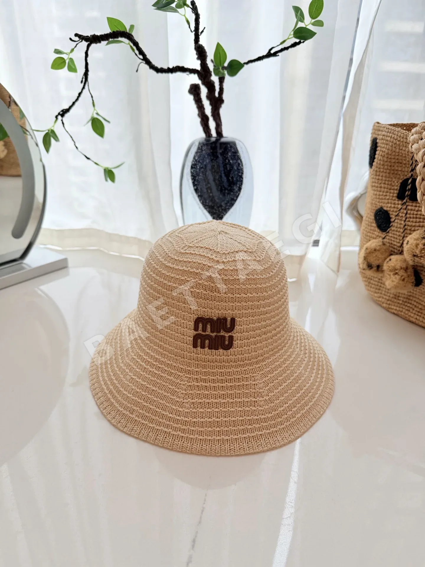 미우미우 모자 81334 Miu Miu Cap 상세 이미지 3