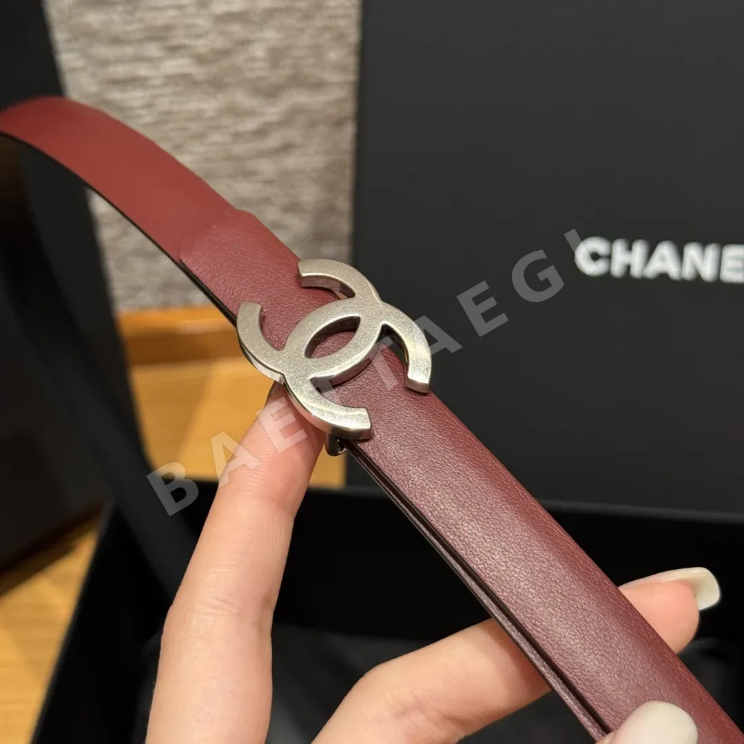샤넬 슬림 양면 송아지가죽 벨트 상세 이미지 5