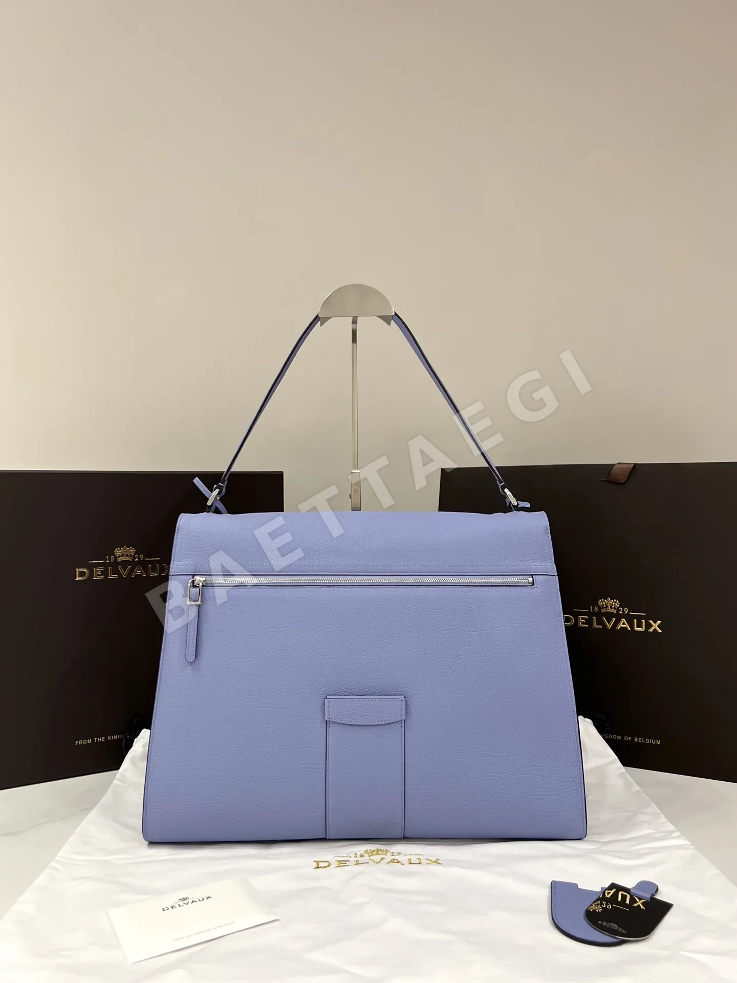 델보 모닝미스트블루 알이레 소가죽 토트백 숄더백 상세 이미지 2