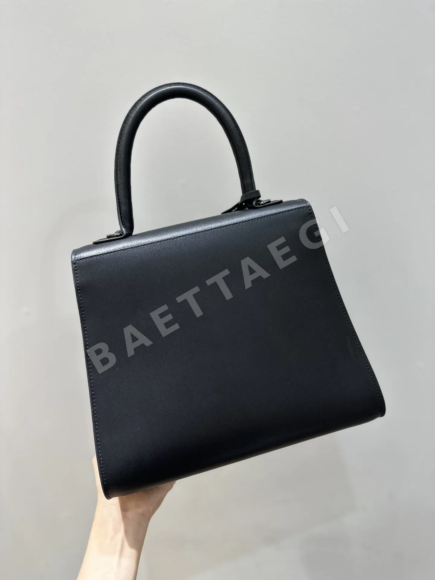 델보 더블 링 브릴리언트 박스 가죽 가방 상세 이미지 3
