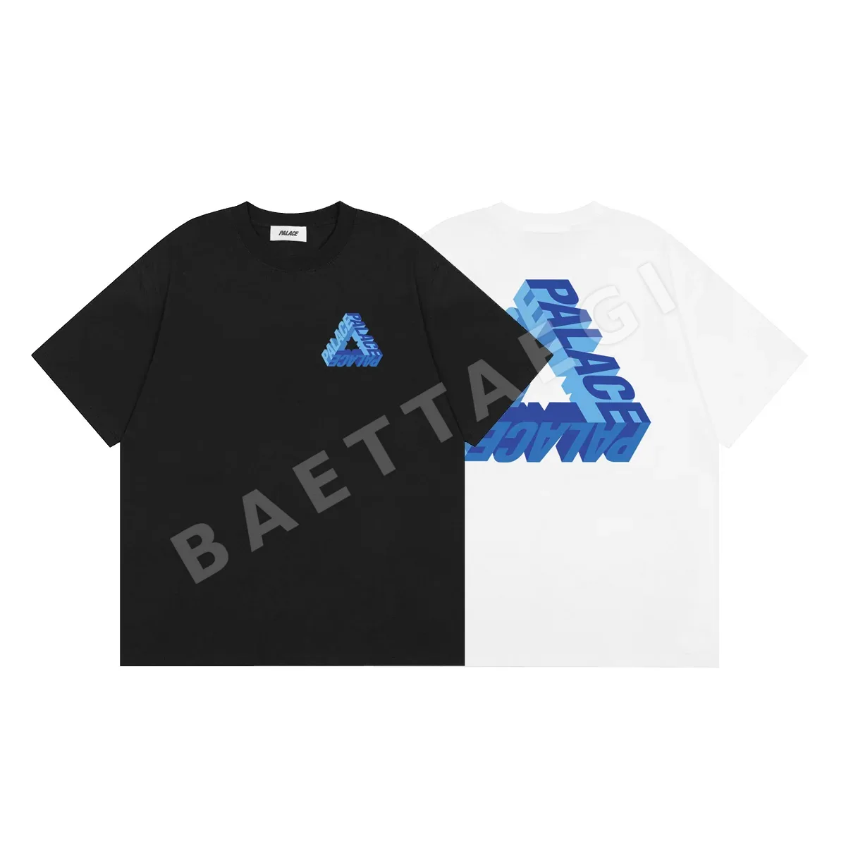 팔라스 3D 컬러풀 문자 반팔 티셔츠 89709