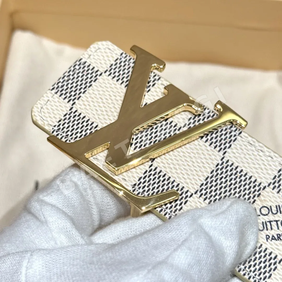 루이비통 LV 이니셜 40mm 리버시블 다미에 아줄 벨트 상세 이미지 3
