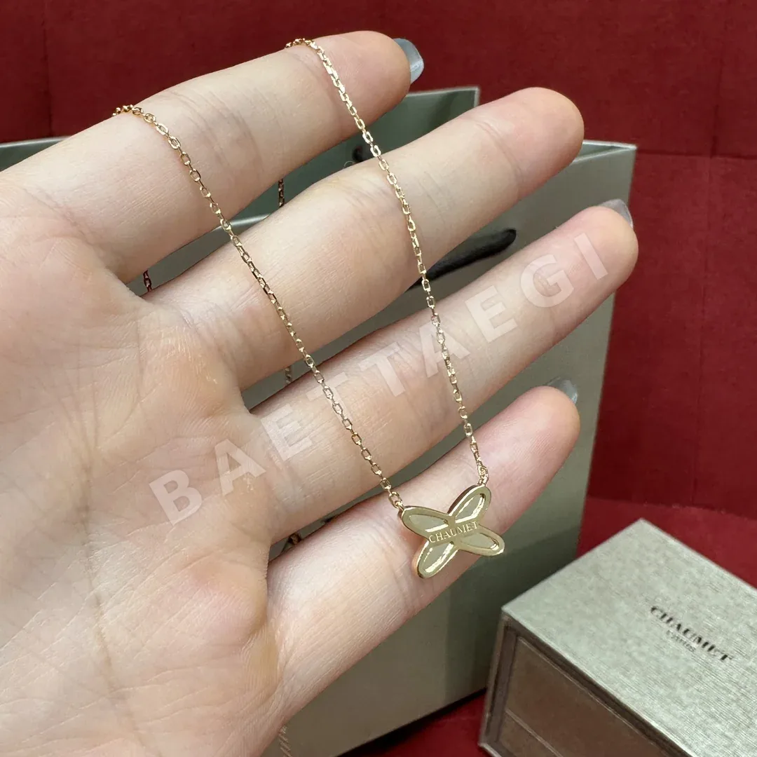쇼메 쥬 드 리앙 크로스링크 925 실버 목걸이 상세 이미지 3