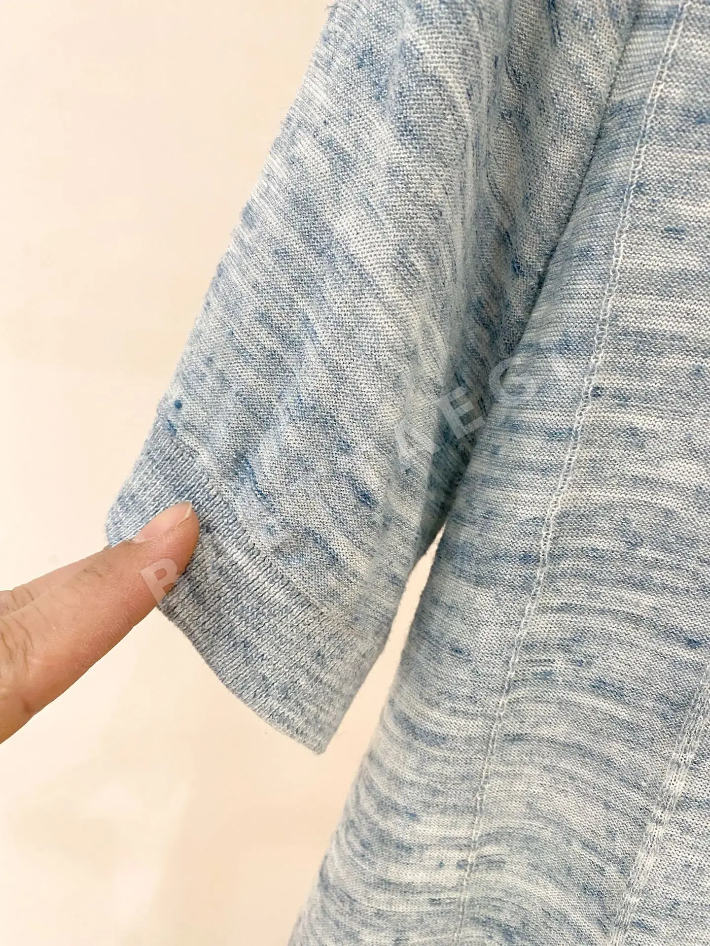로로피아나 남성 린넨 반팔티 상세 이미지 7