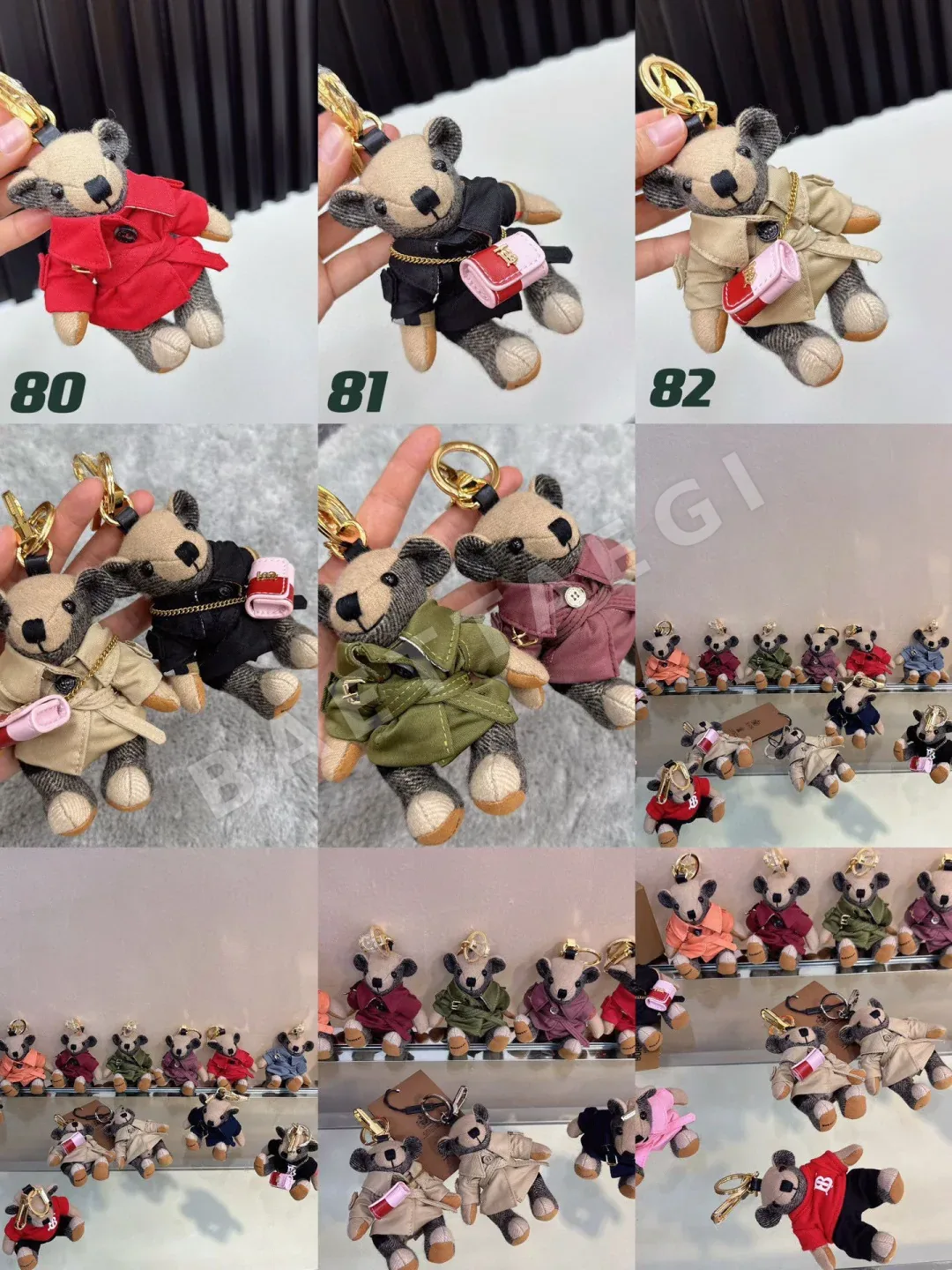 버버리 곰 인형 키링 상세 이미지 10