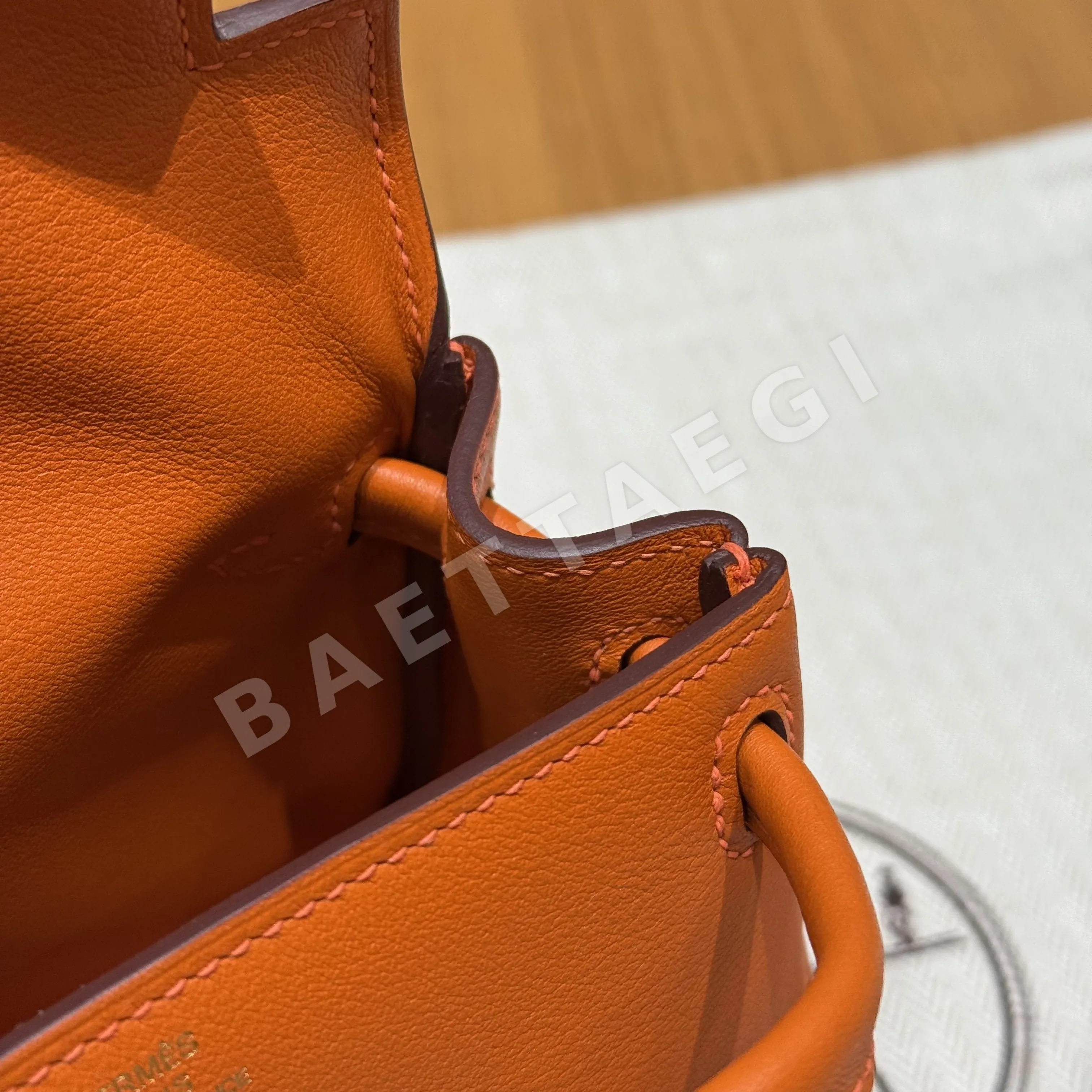 에르메스 켈리돌백 16 골드 하드웨어 상세 이미지 15