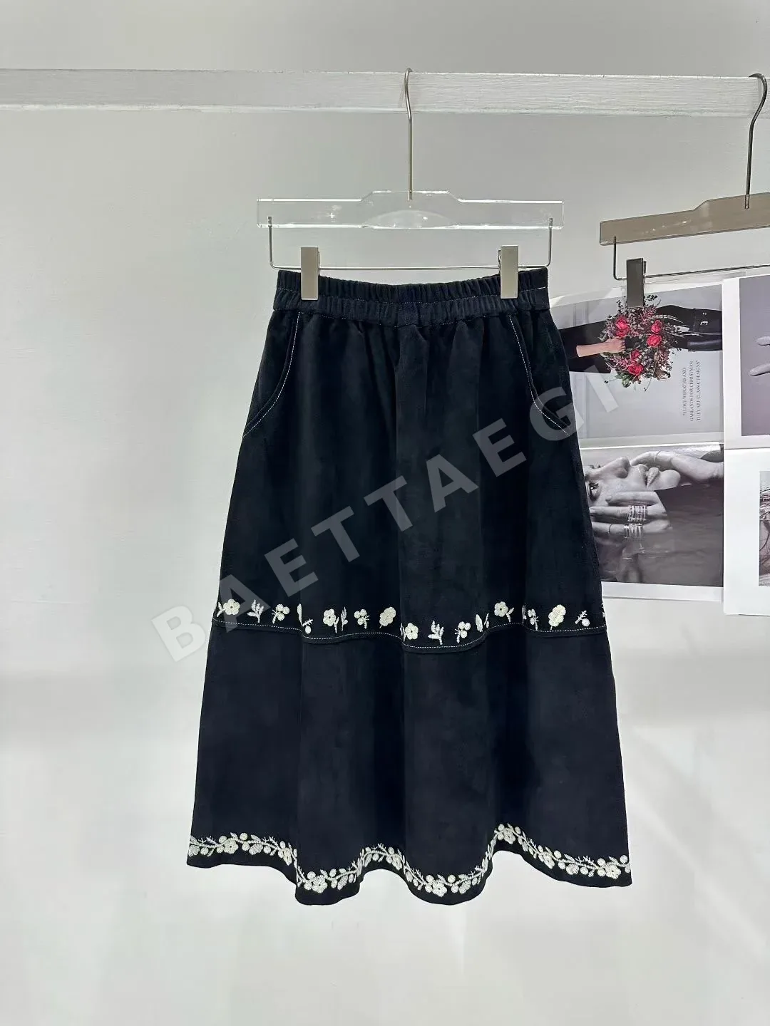 이자벨 마랑 이자벨 마랑 가죽 여성 스커트 상세 이미지 2