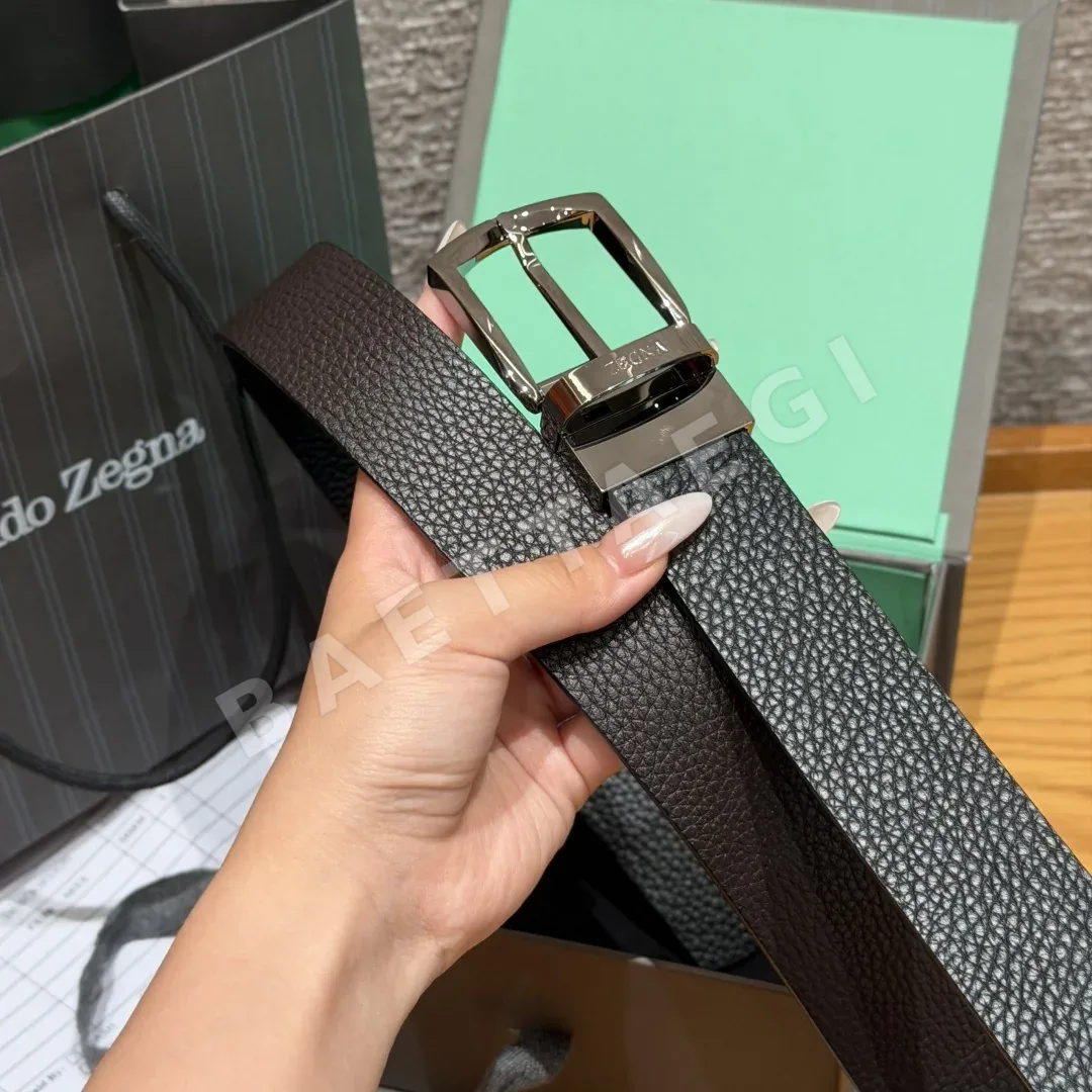 제냐 리버시블 가죽 남성 벨트 35MM 상세 이미지 9