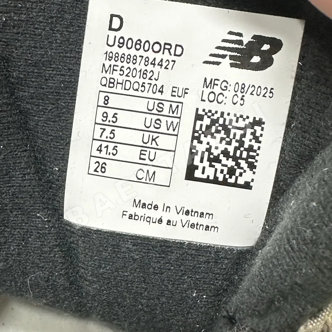 뉴발란스 [C] 9060 U9060ORD 202215 New Balance 9060 상세 이미지 9