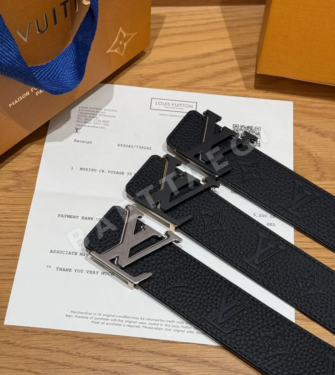 루이비통 이니셜 40mm 리버서블 소가죽 벨트 상세 이미지 4