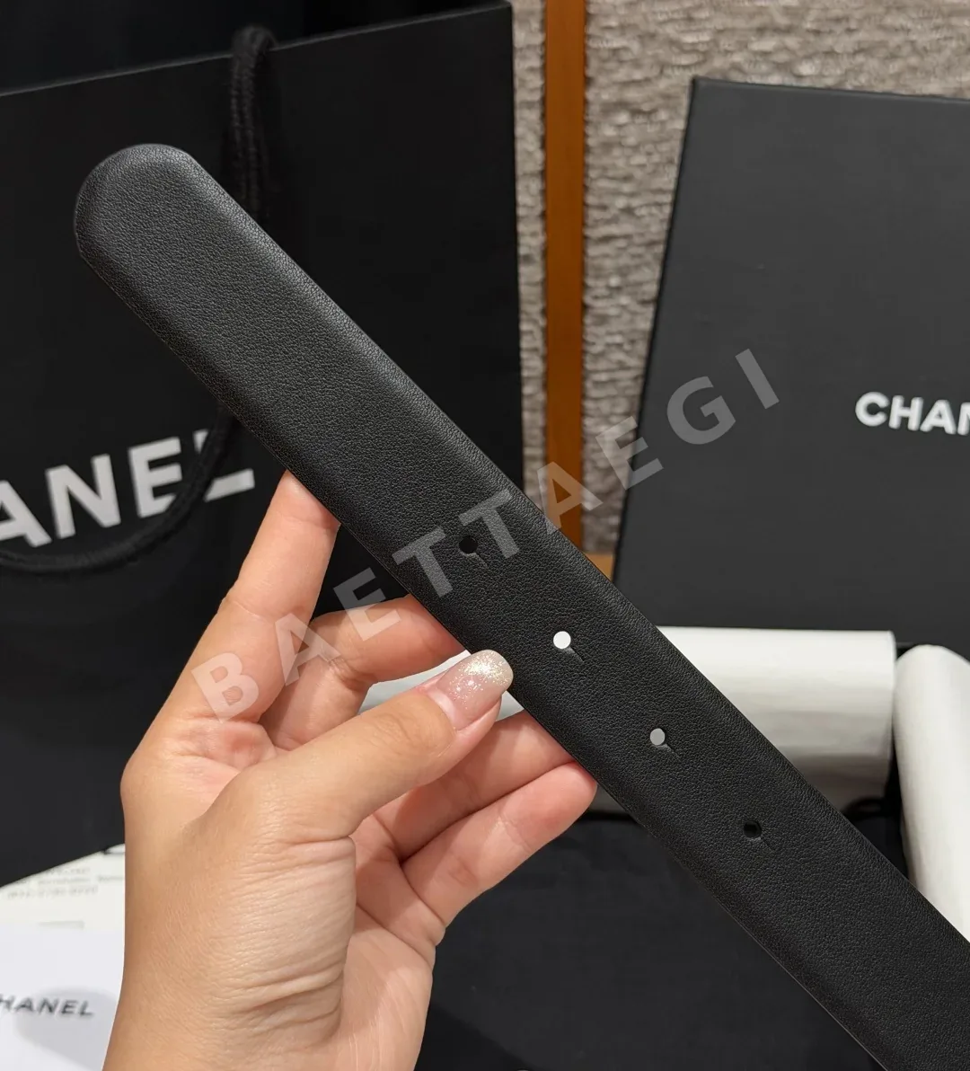 샤넬 클래식 더블 C 라인스톤 벨트 상세 이미지 7
