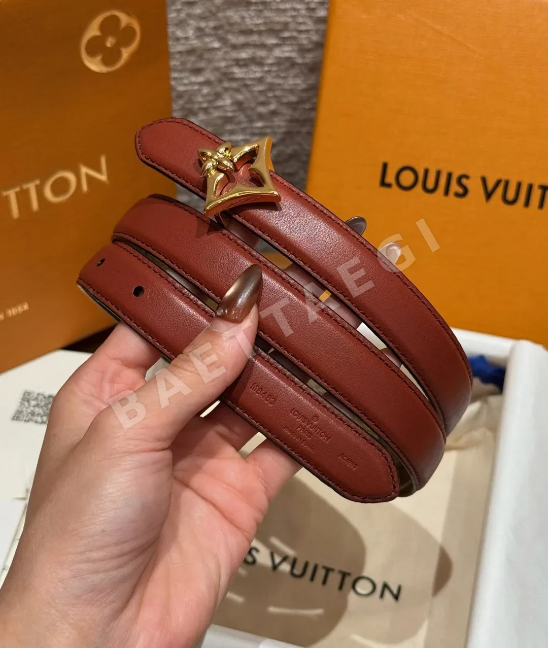 루이비통 플라워그램 20mm 리버시블 벨트 상세 이미지 2