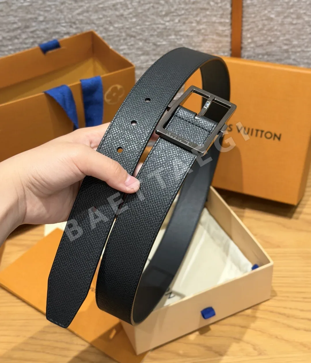 루이비통 폰누프 35mm 트리옹 가죽 벨트 상세 이미지 8