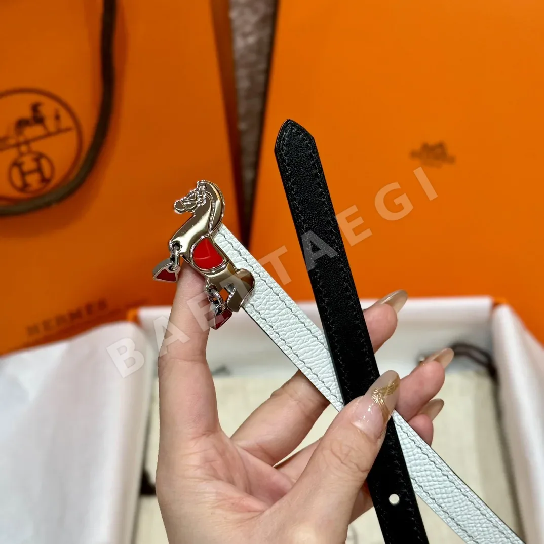 에르메스 그르낭 양면 송아지가죽 벨트 상세 이미지 3