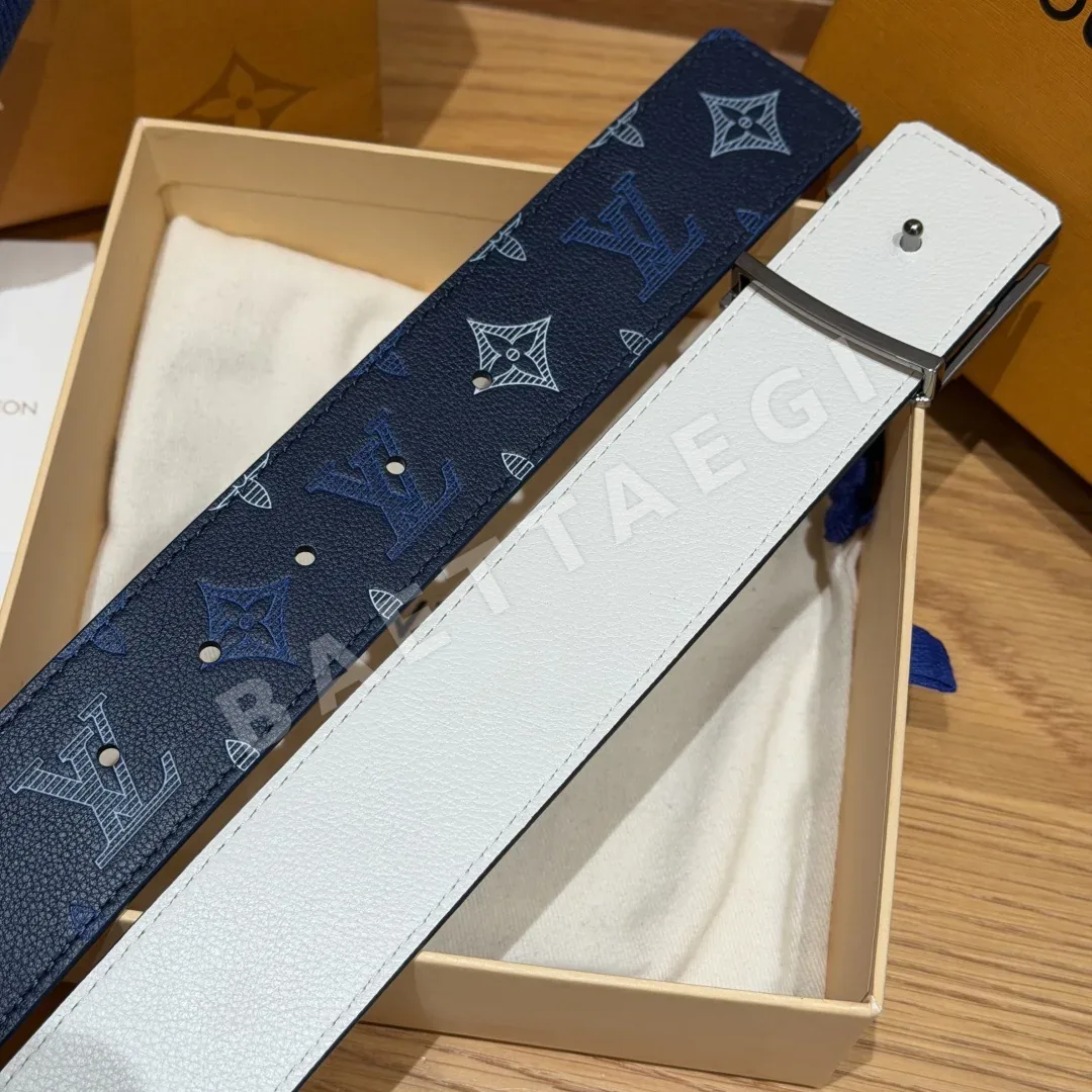 루이비통 남성 리버시블 가죽 벨트 40mm 상세 이미지 9