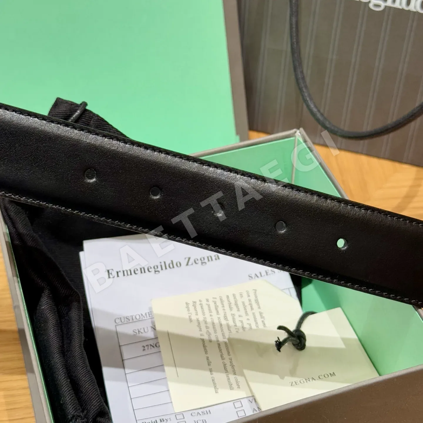제냐 양면 가죽 벨트 상세 이미지 9