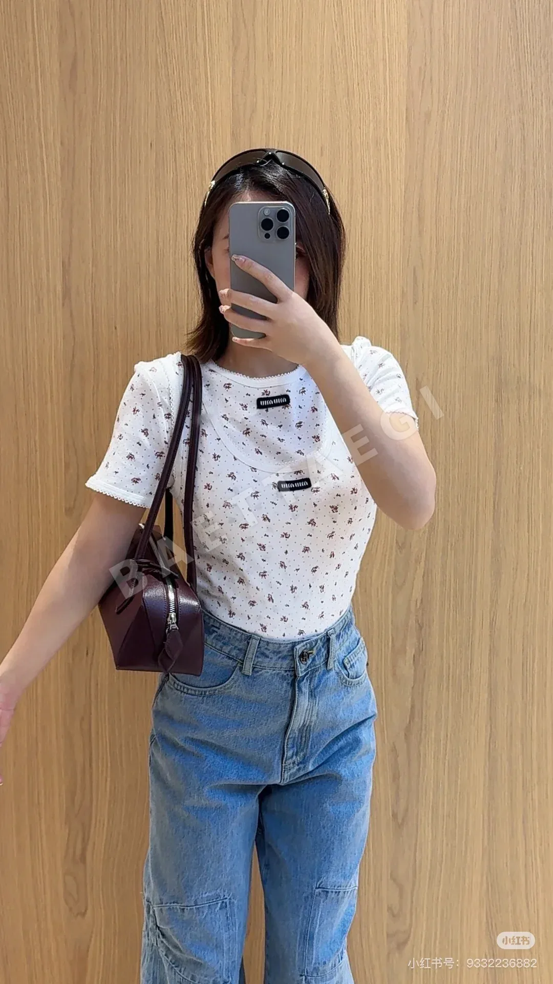 미우미우 여성 반팔 상세 이미지 4