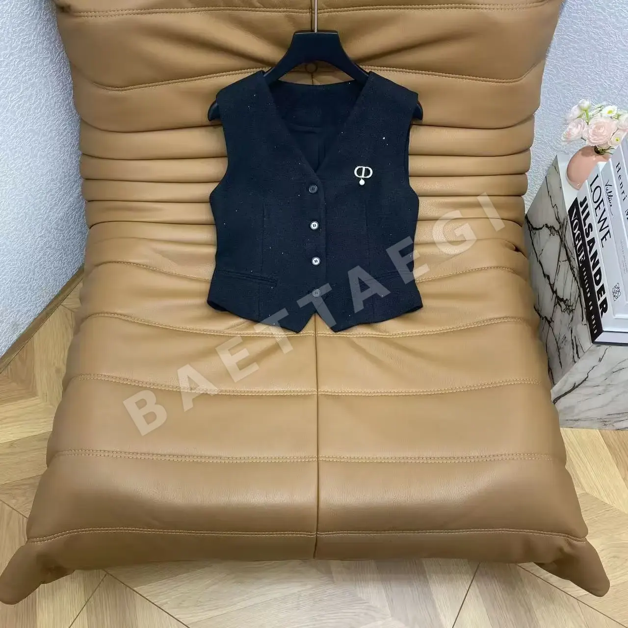 디올 여성 린넨 베스트 세트 상세 이미지 8