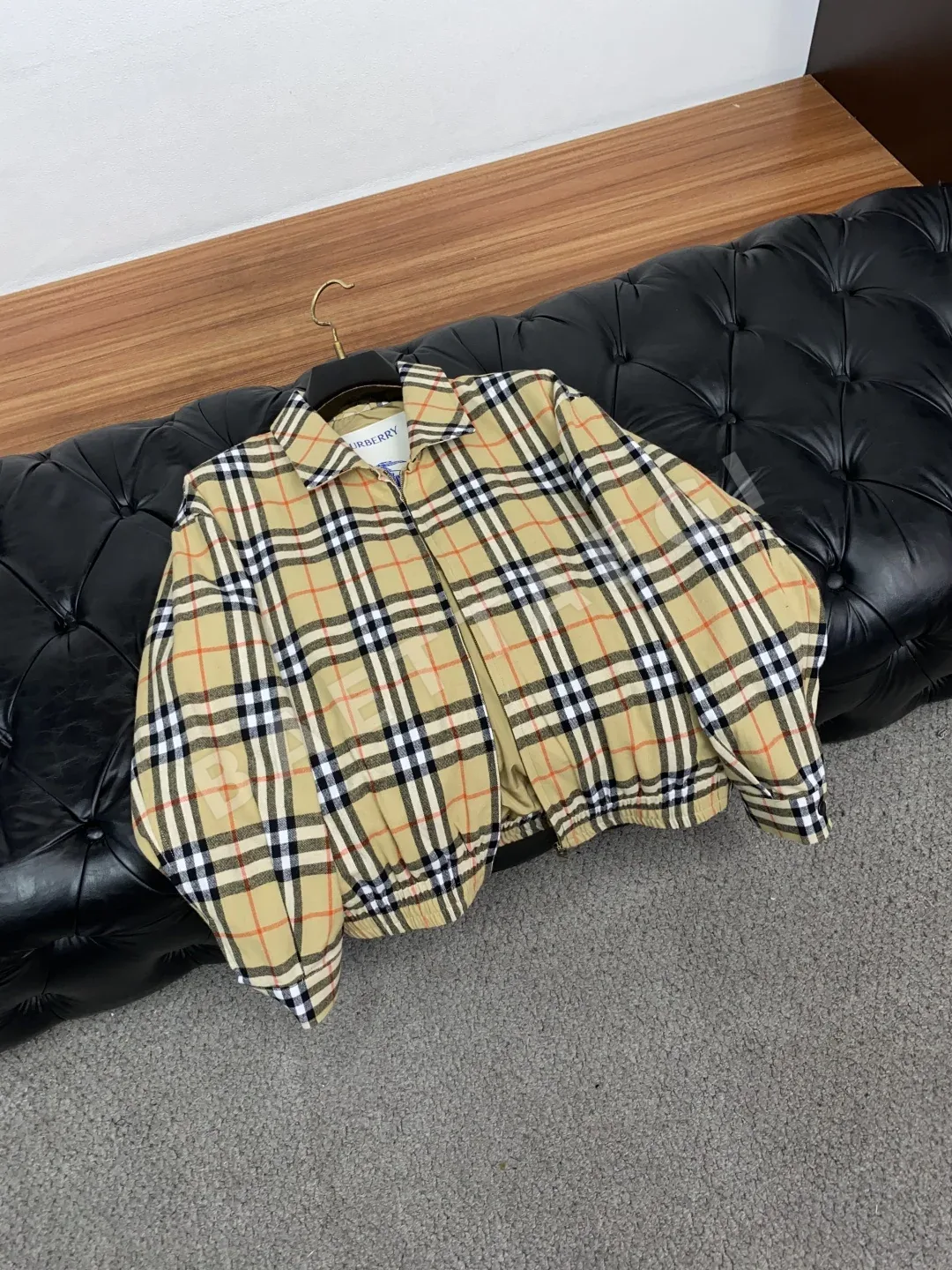 버버리 남성 폴리에스터 라펠 자켓 상세 이미지 6