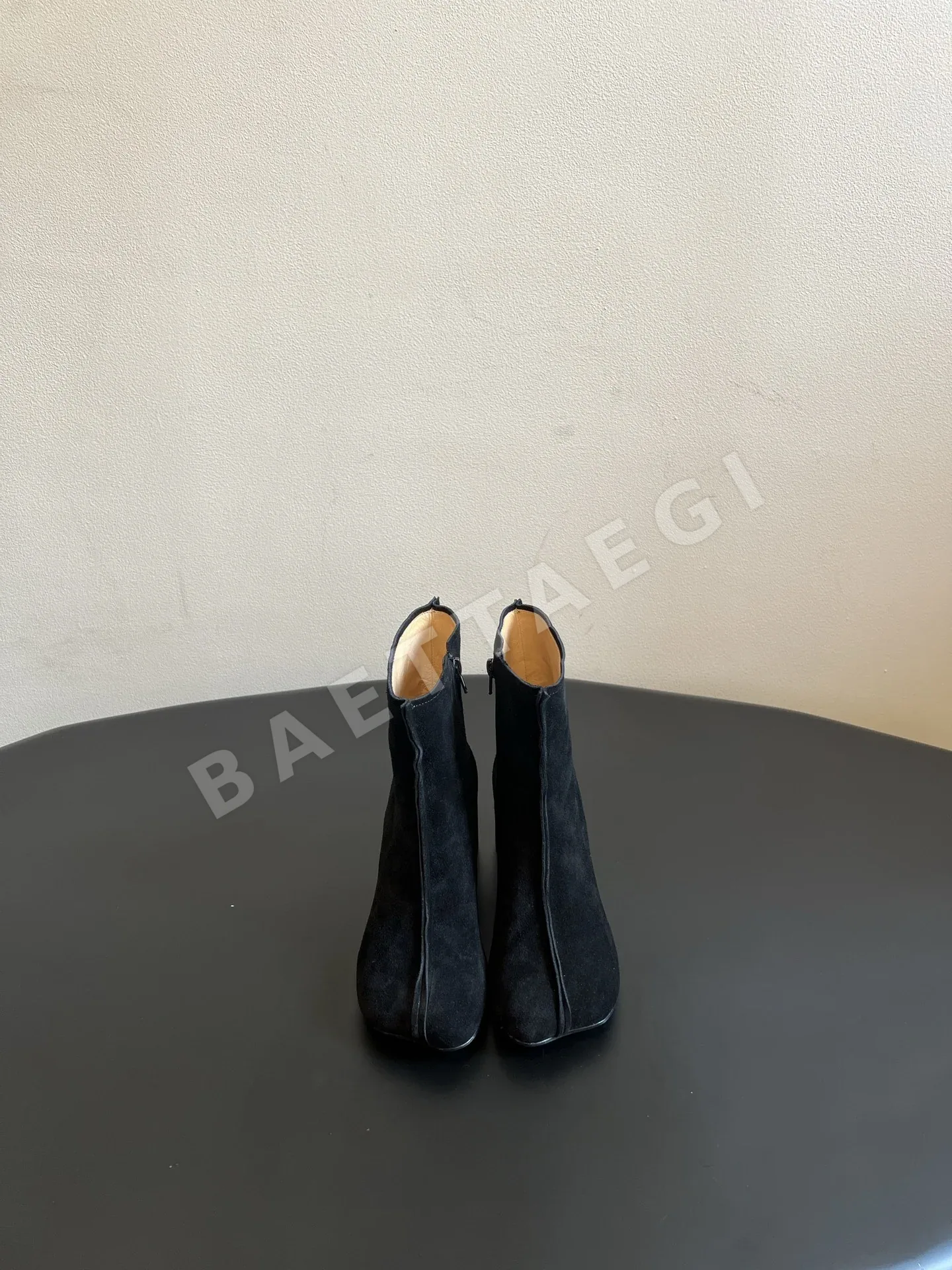마르지엘라 타비 부츠 청키 힐 178862