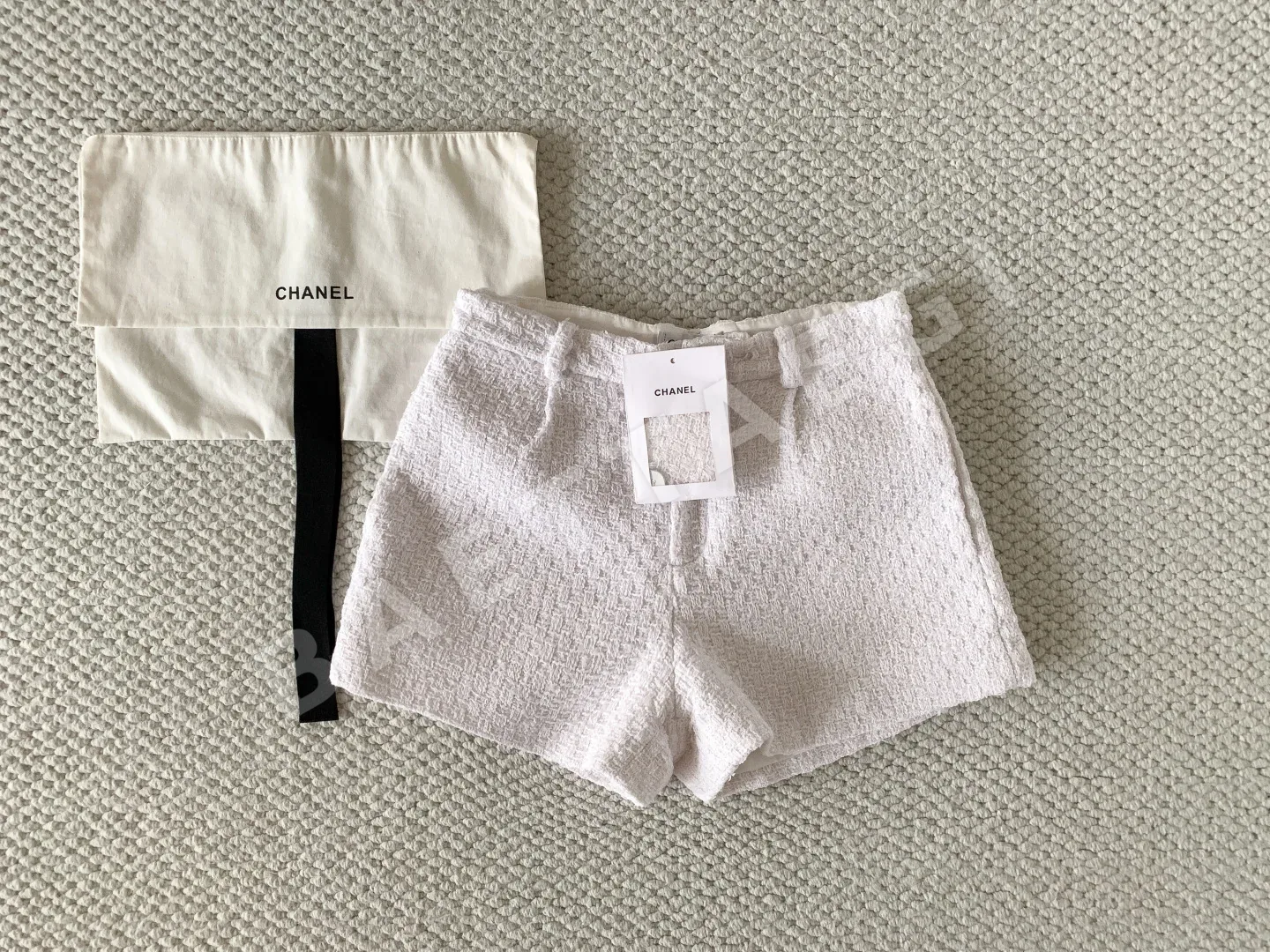 샤넬 트위드 여성 반바지 182475