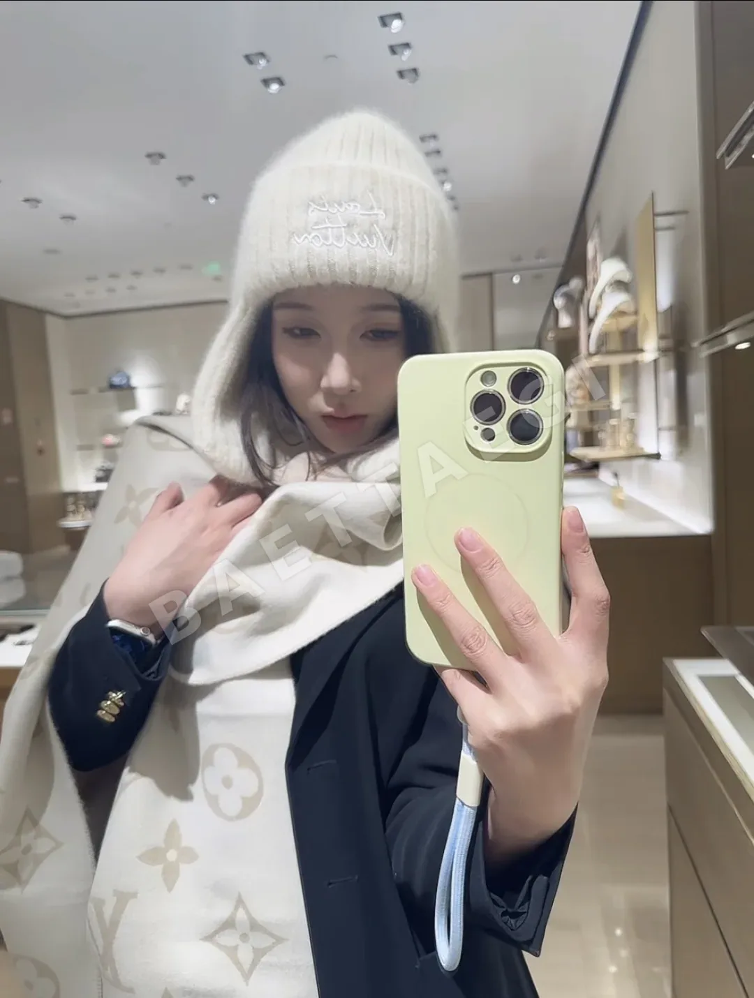 루이비통 이어플랩 캡 186210