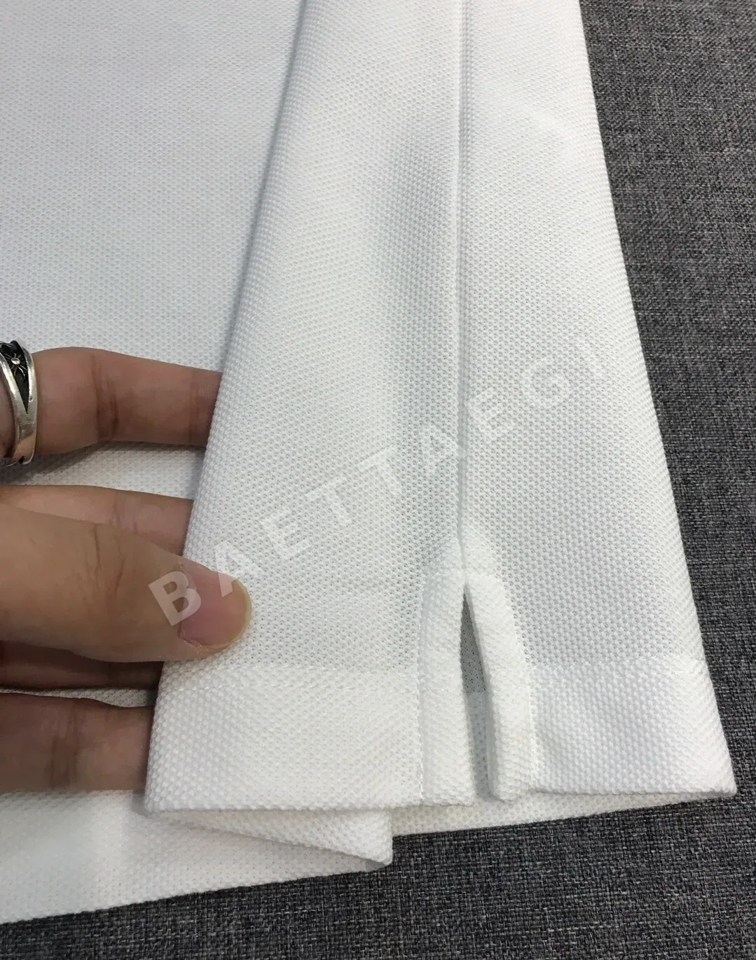 버버리 메시 피케 카라 남성 반팔 셔츠 상세 이미지 9