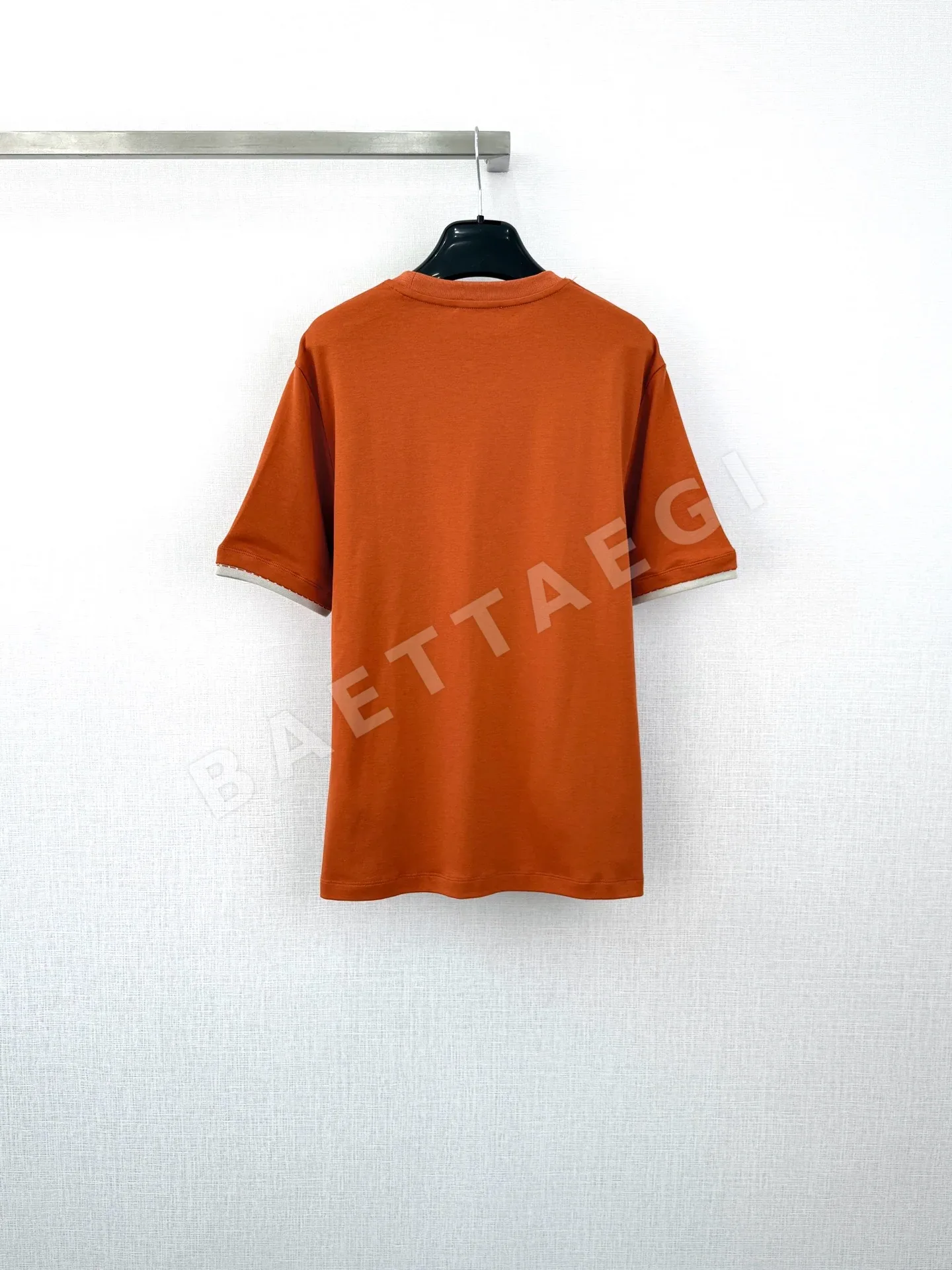 에르메스 카라 블록 크루넥 반팔 셔츠 상세 이미지 2