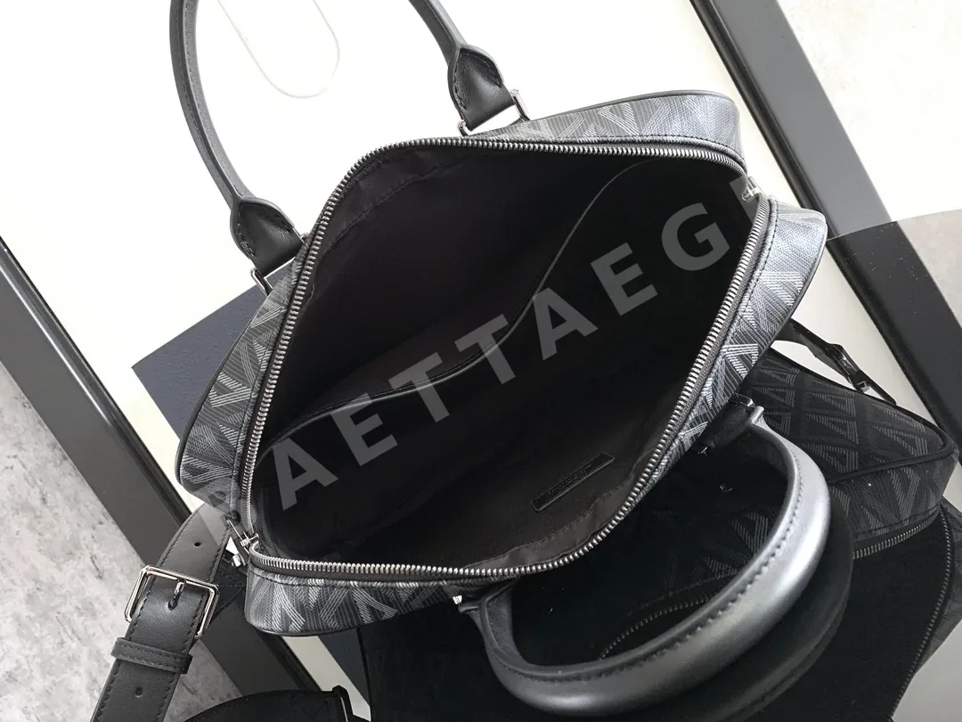 디올 CD 다이아몬드 패턴 브리프케이스 가방 상세 이미지 8