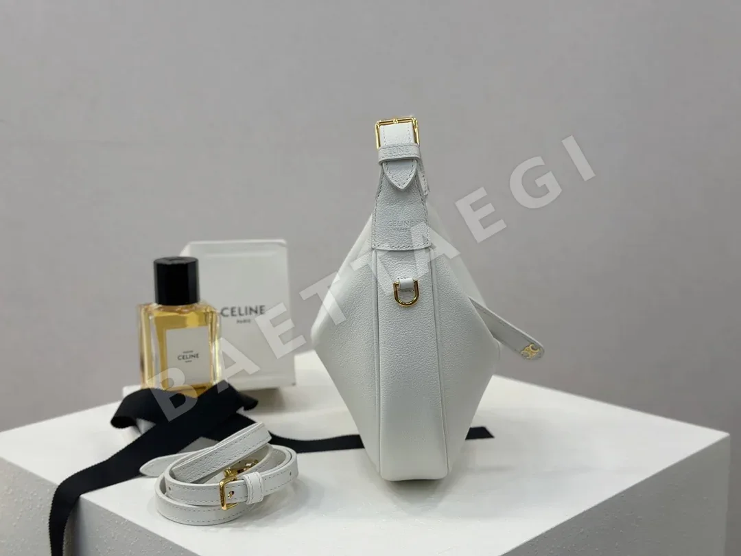 셀린느 블루 소프트 그레인 송아지가죽 핸드백 상세 이미지 2