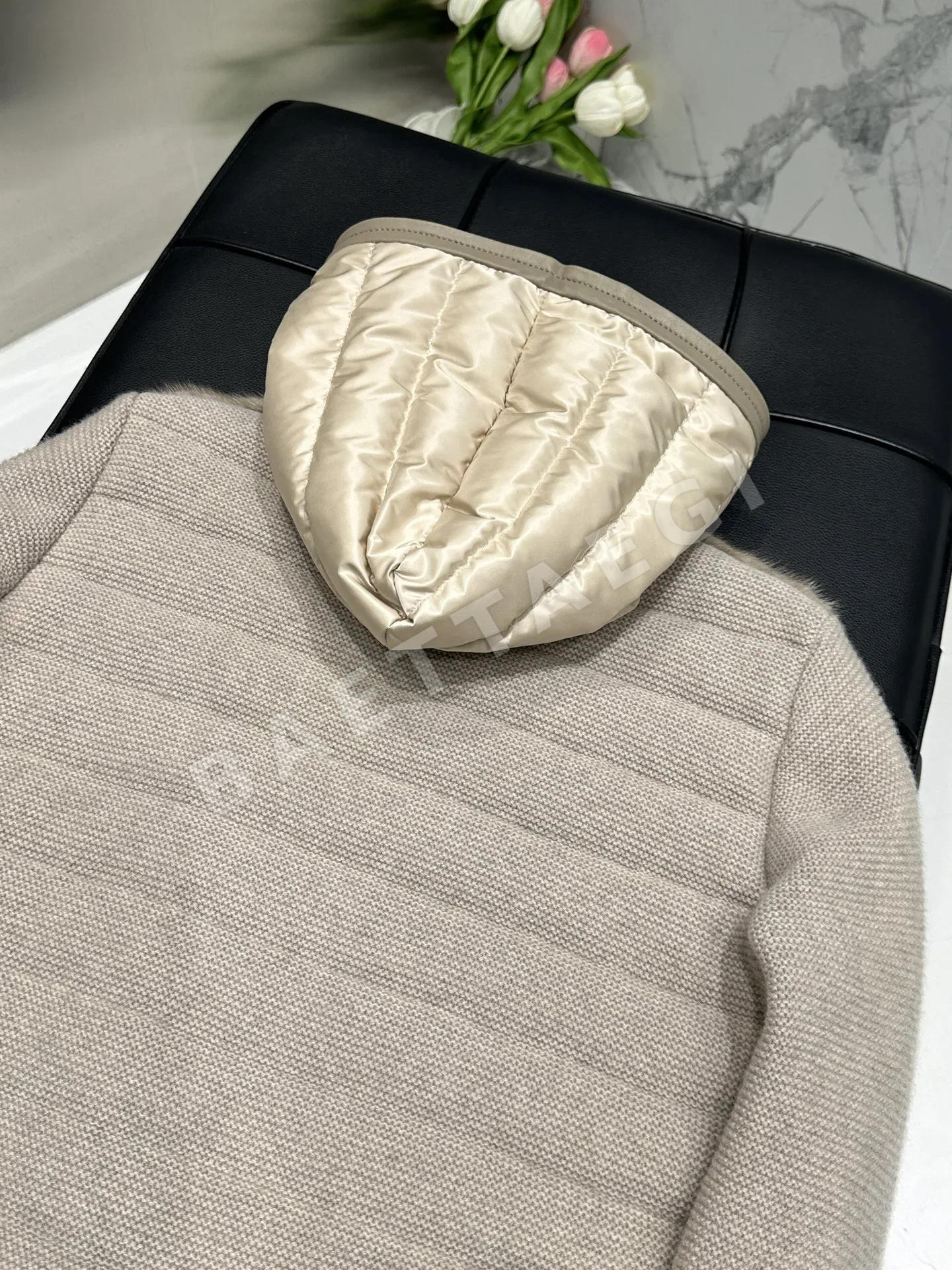 로로피아나 밍크 캐시미어 후드 자켓 상세 이미지 9