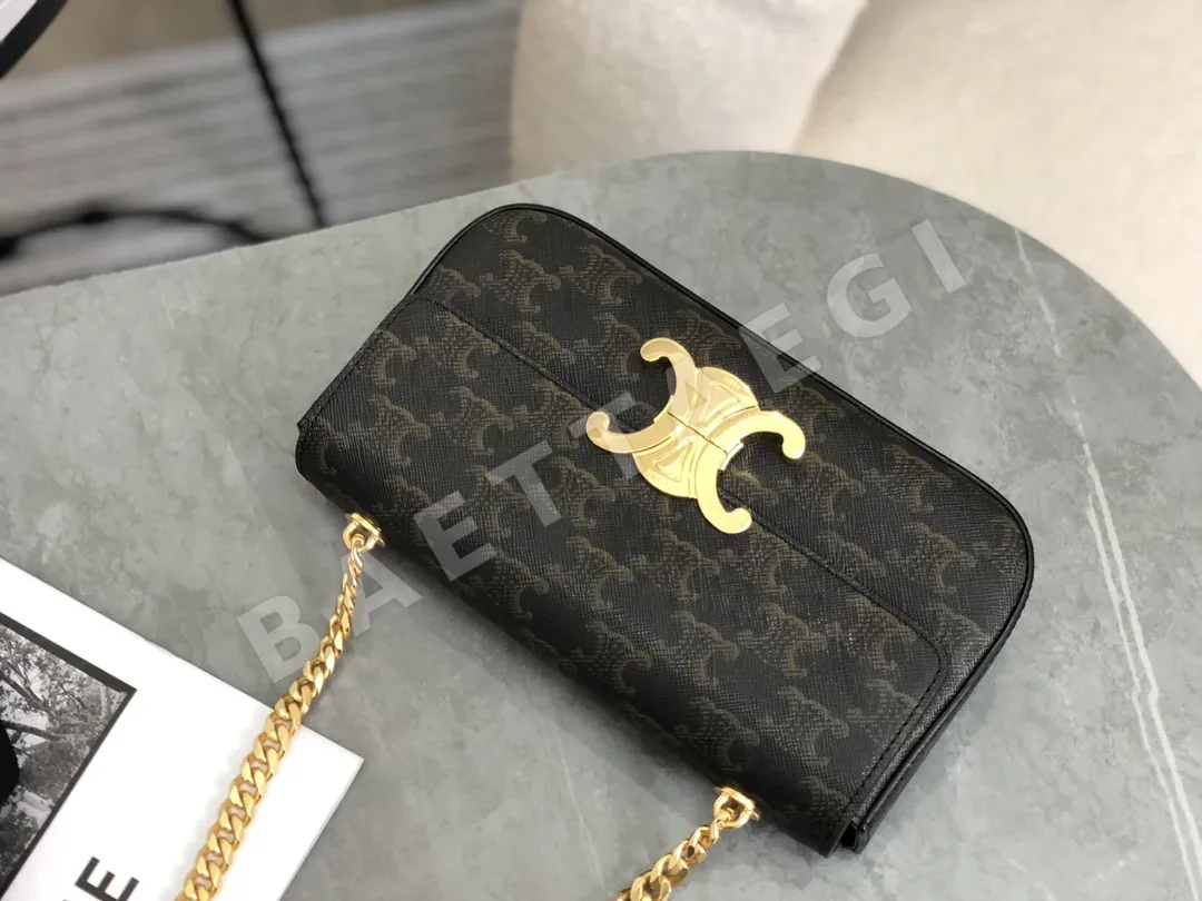 셀린느 트리옹프 체인 숄더백 상세 이미지 3