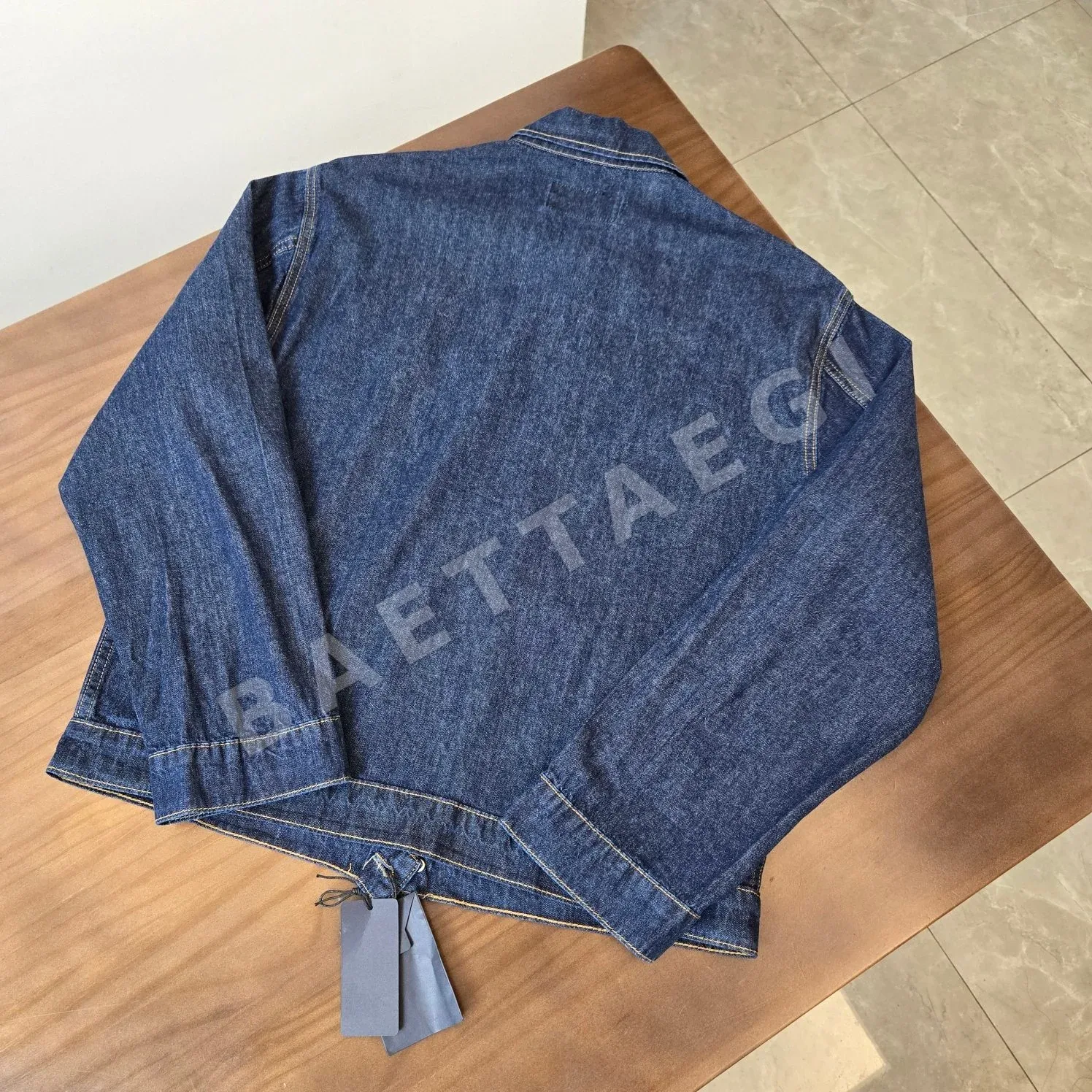 프라다 경량 데님 자켓 상세 이미지 2